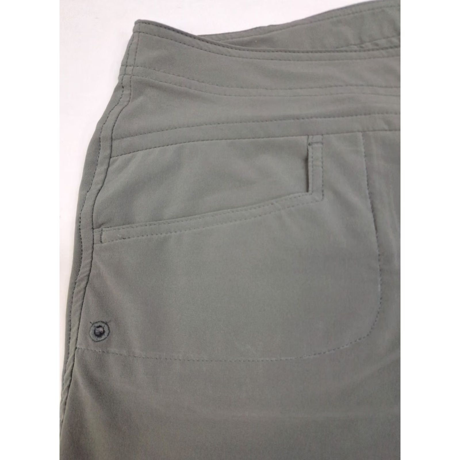 Vintage VINTAGE? Huk Womens Performance Shorts Grey Zip Back/Side Pocket Size L #7440 Size 36" / US 14 / IT 50 - 7 Thumbnail