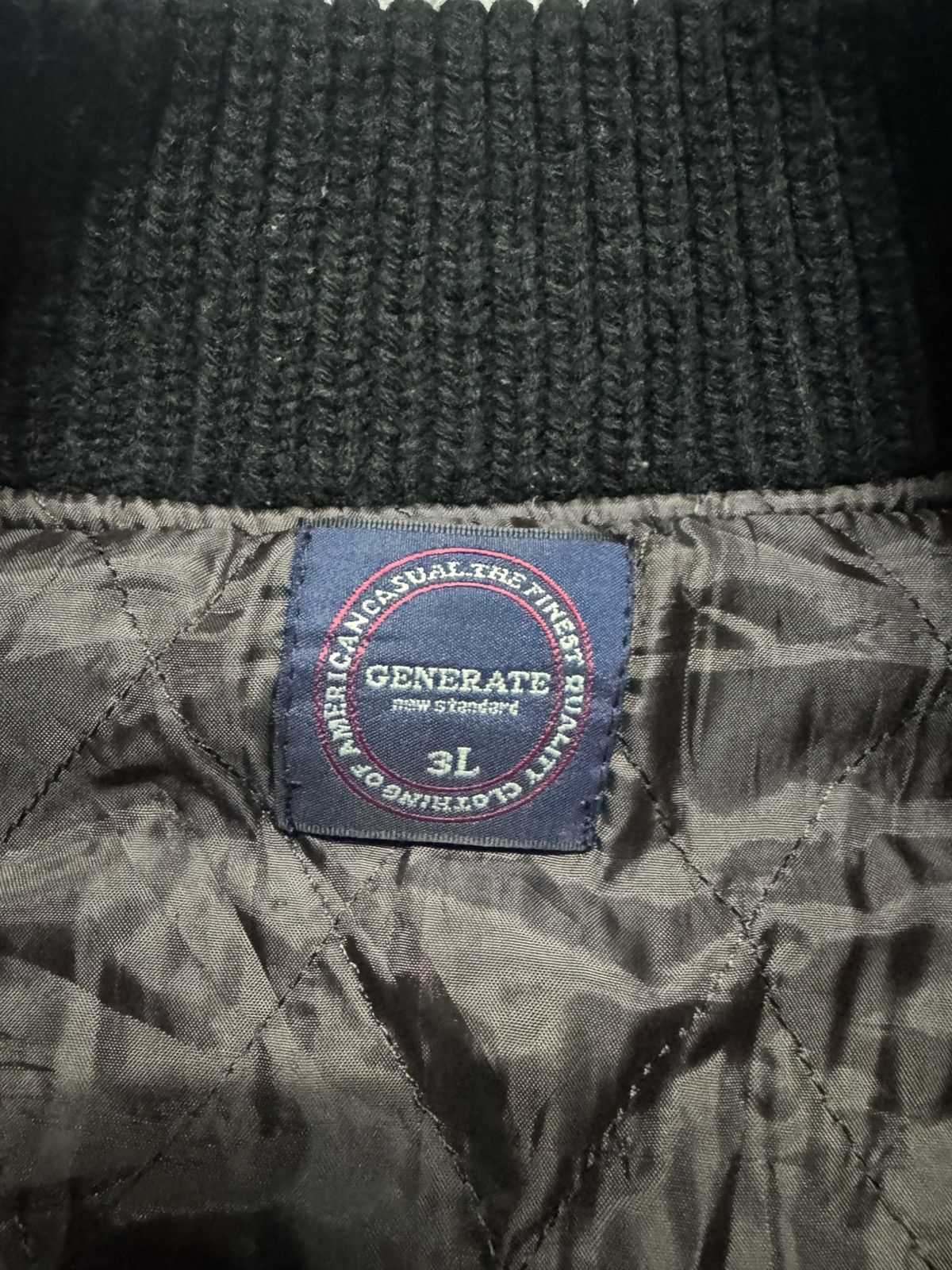 Habitat 💥RARE💥90s JAPANESE EAGLE LOGO NAVAJO ZIPPER STYLE BOMBER Size US XL / EU 56 / 4 - 9 Thumbnail