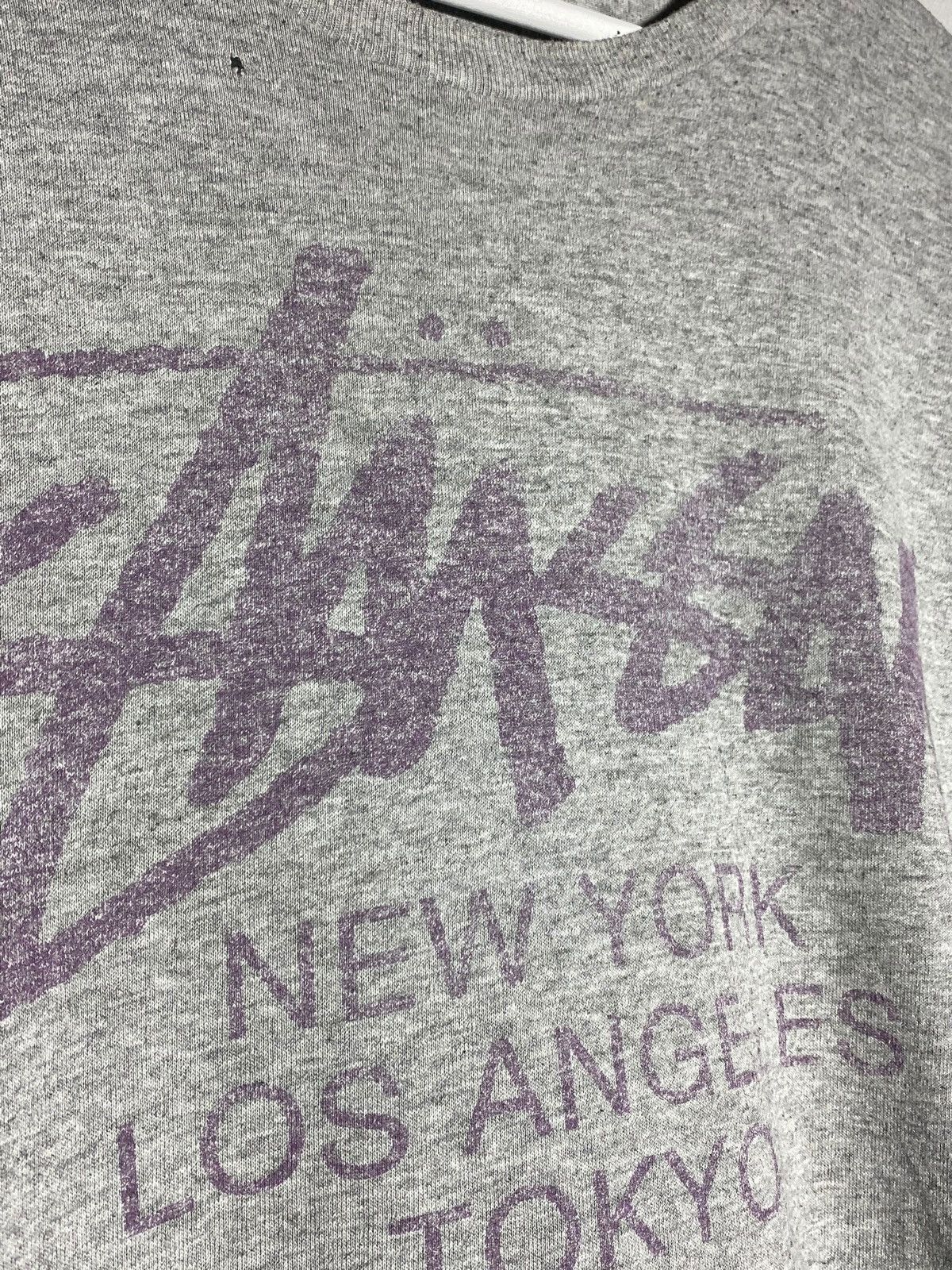Stussy × Vintage 🔥 VINTAGE 00S STUSSY RARE DISTRESSED T-SHIRT 🔥 Size US L / EU 52-54 / 3 - 4 Thumbnail