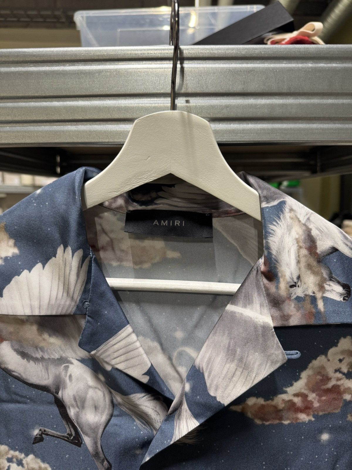 Amiri Amiri Pegasus Bowling Silk Shirt NEW 1100$ Size US S / EU 44-46 / 1 - 6 Thumbnail
