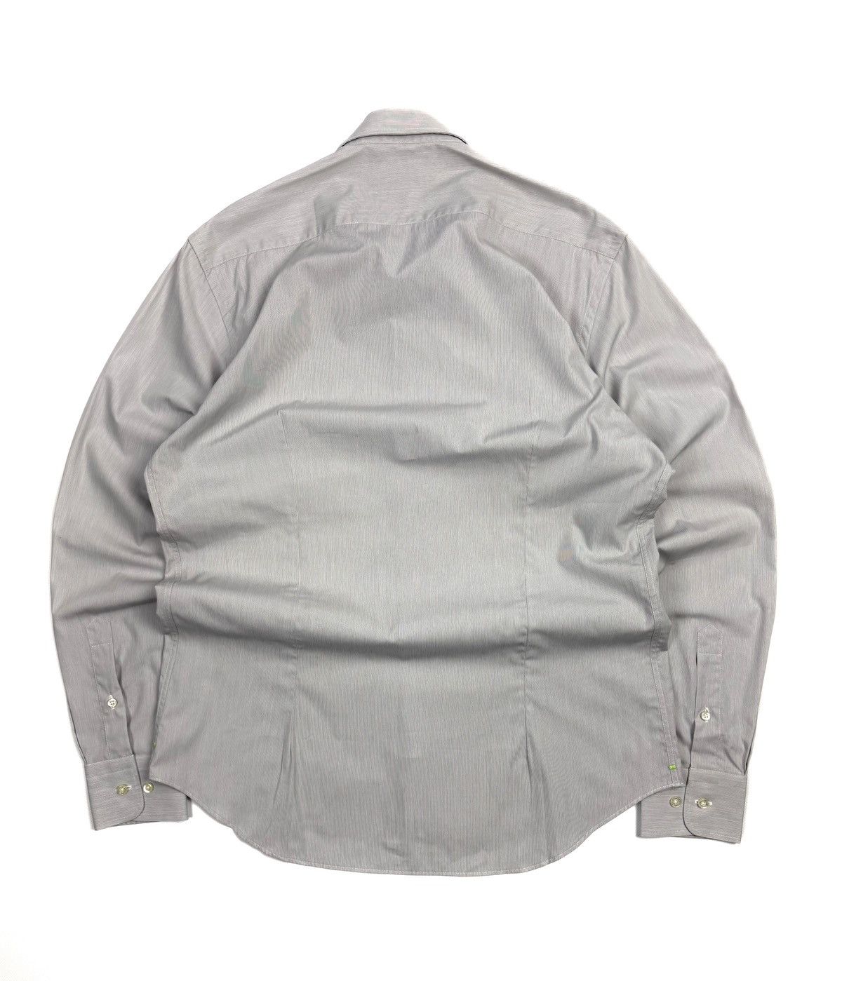 Etro Rare ETRO Luxury Cotton Button-Up Shirt Gray Italy Vintage Size US L / EU 52-54 / 3 - 4 Thumbnail