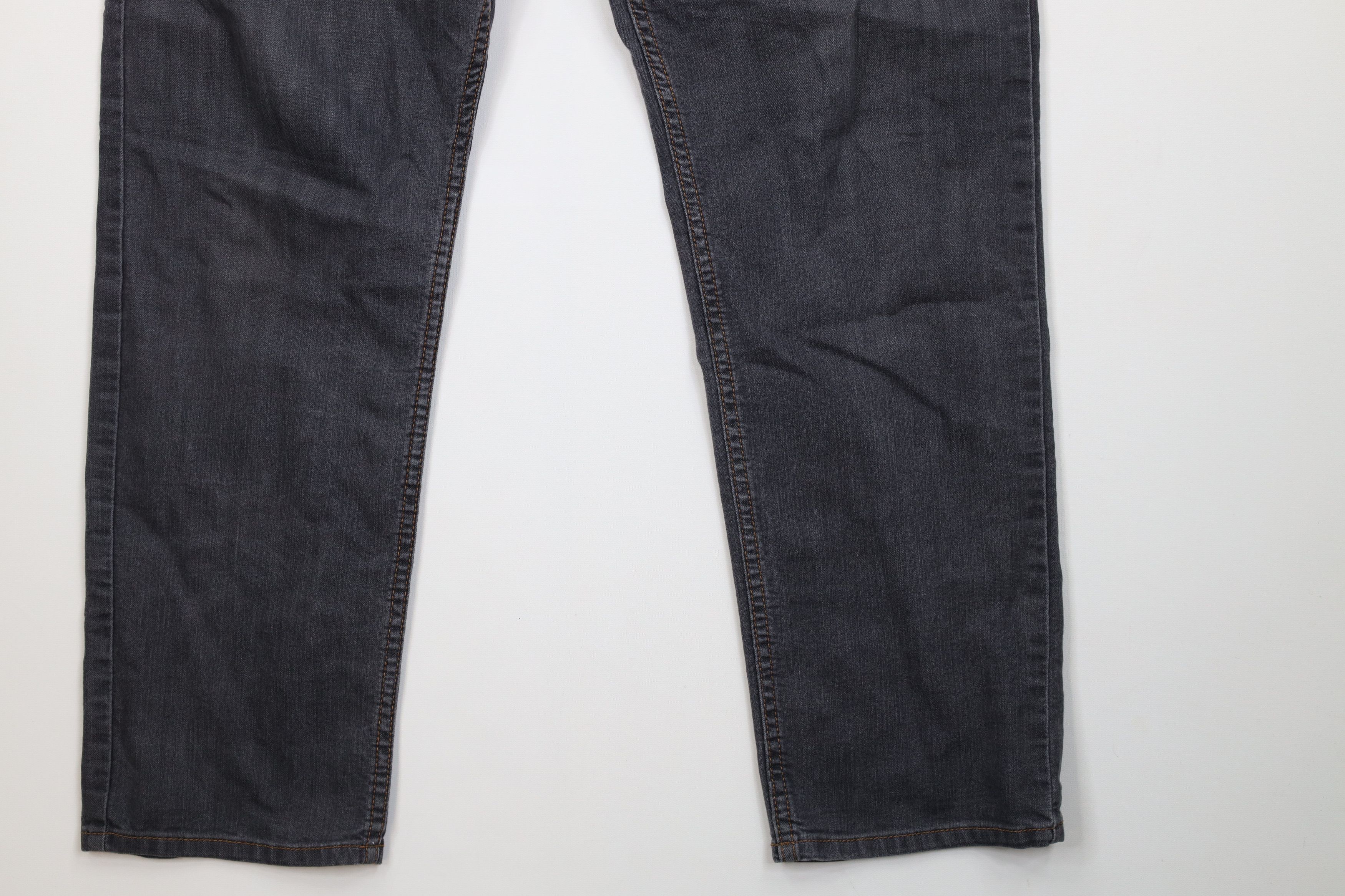 Prana prAna Breathe Faded Organic Cotton Straight Leg Jeans Black Size US 34 / EU 50 - 4 Thumbnail