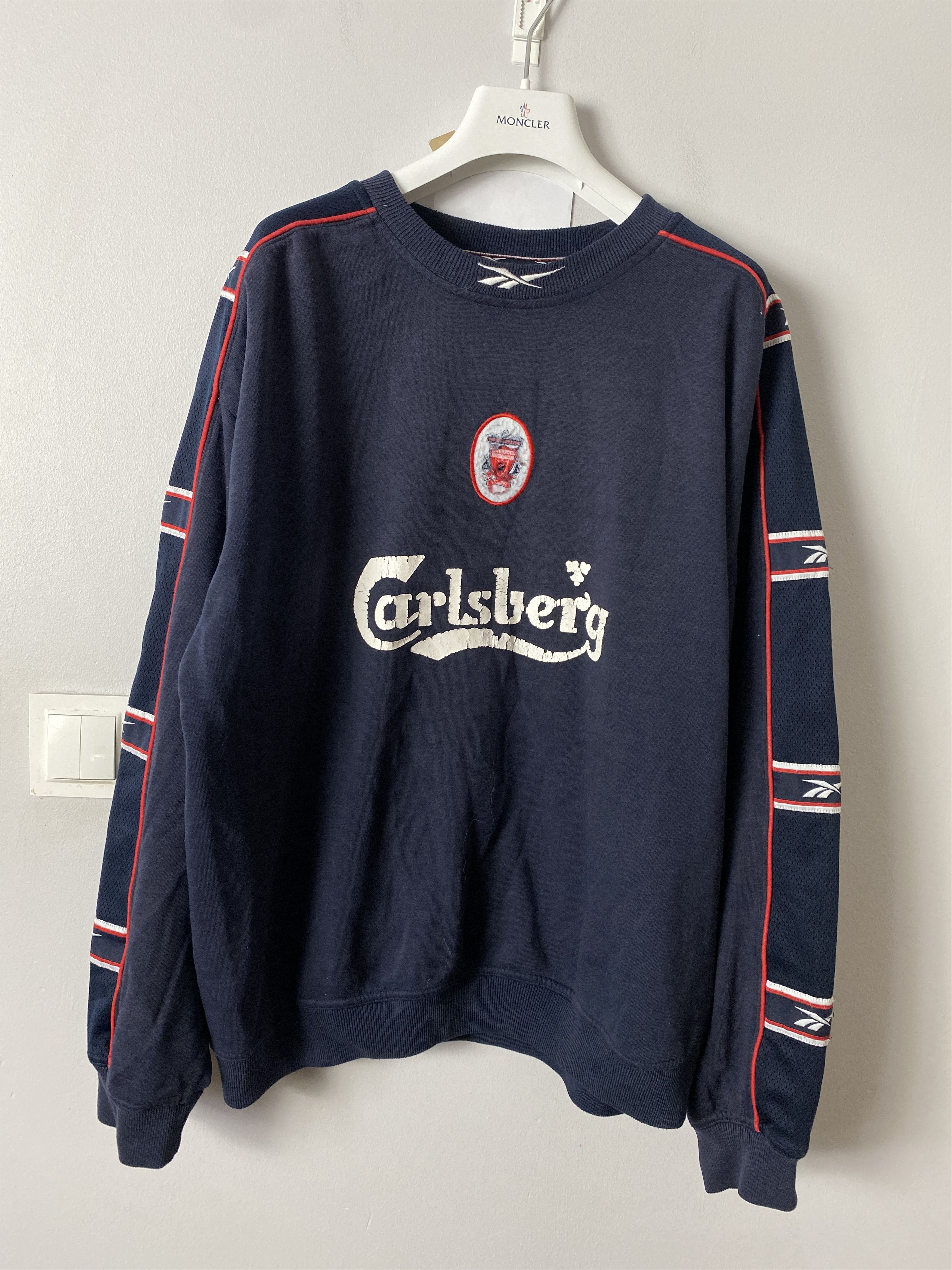 Reebok Reebok Liverpool FC Vintage 90s Official Carlsberg soccer Size US L / EU 52-54 / 3 - 1 Thumbnail