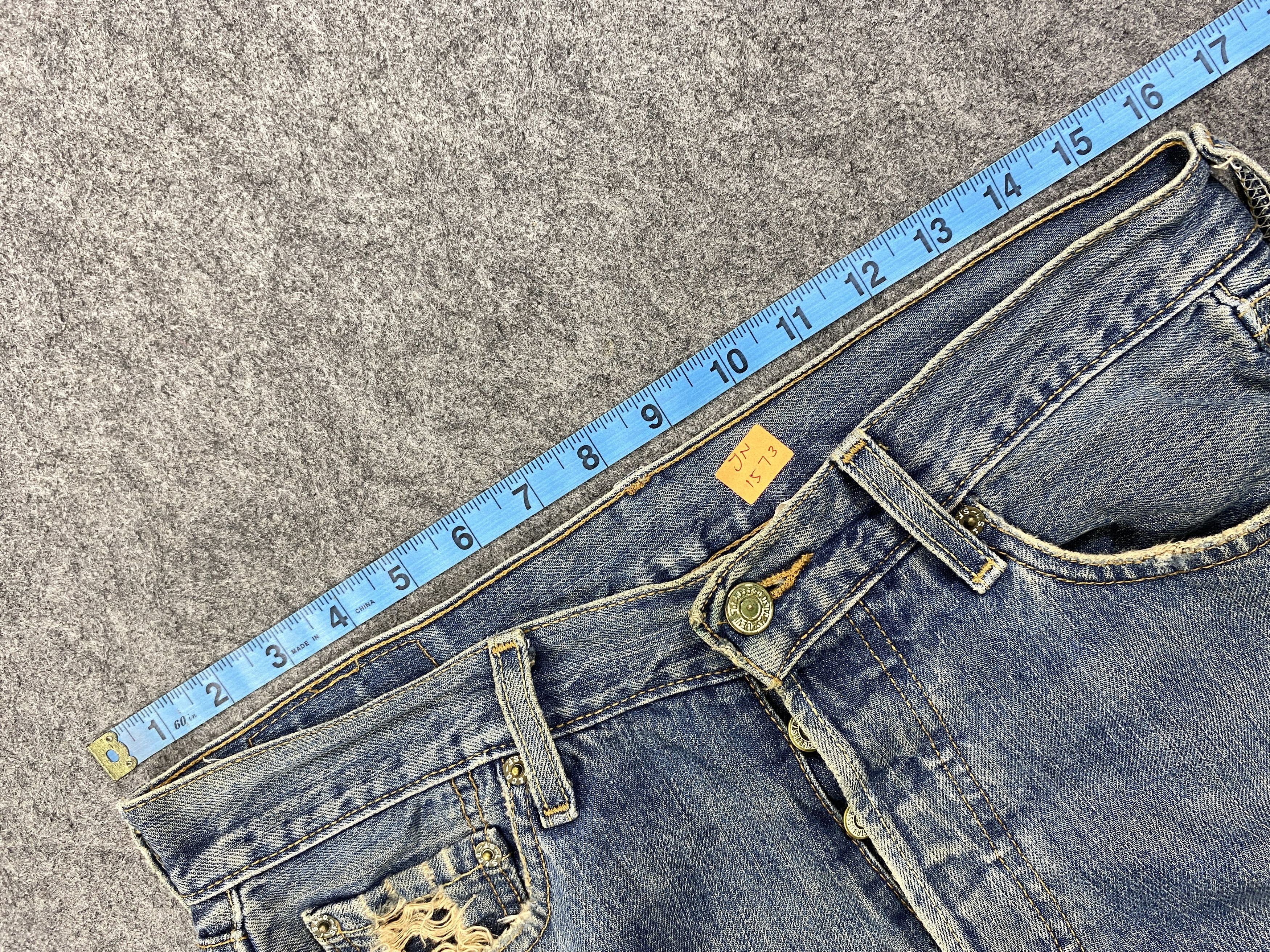 Japanese Brand Dirty Blue Vintage Levi's 501 Jeans 32x31.5 Denim -JN1573 Size US 32 / EU 48 - 5 Thumbnail