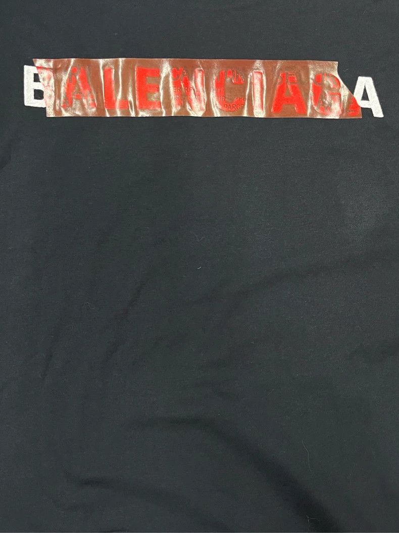 Balenciaga Balenciaga Back Letter Print Tshirt Size M-2505 Size US M / EU 48-50 / 2 - 3 Thumbnail