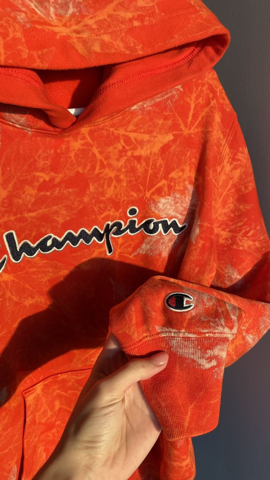 Champion Handmade hoodie champion vintage custom real tree y2k Size S / US 4 / IT 40 - 10 Thumbnail