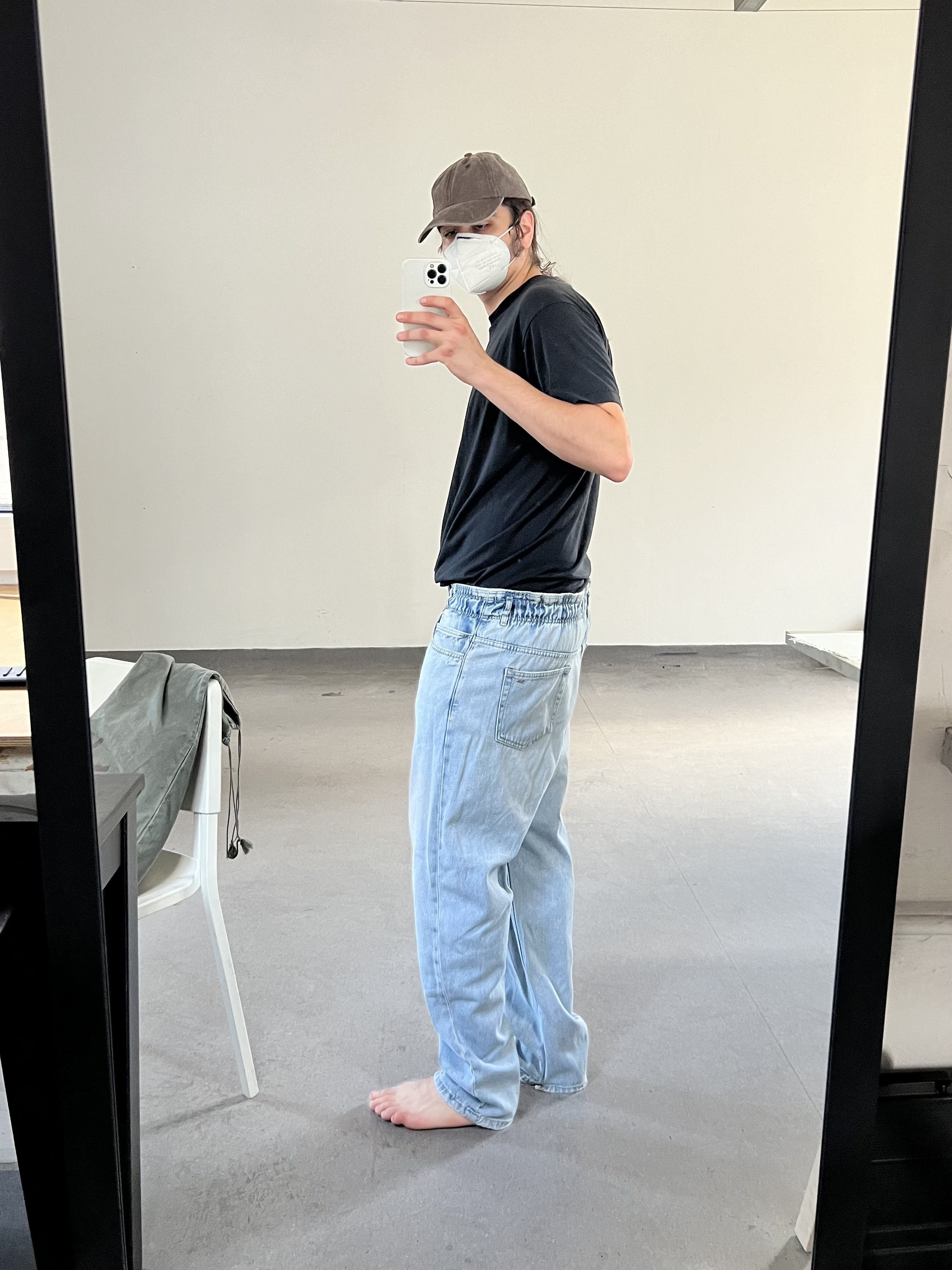 Denime × Japanese Brand No Name Baggie Cargo Elastic Waist Balenci Type Pants Size US 32 / EU 48 - 5 Thumbnail
