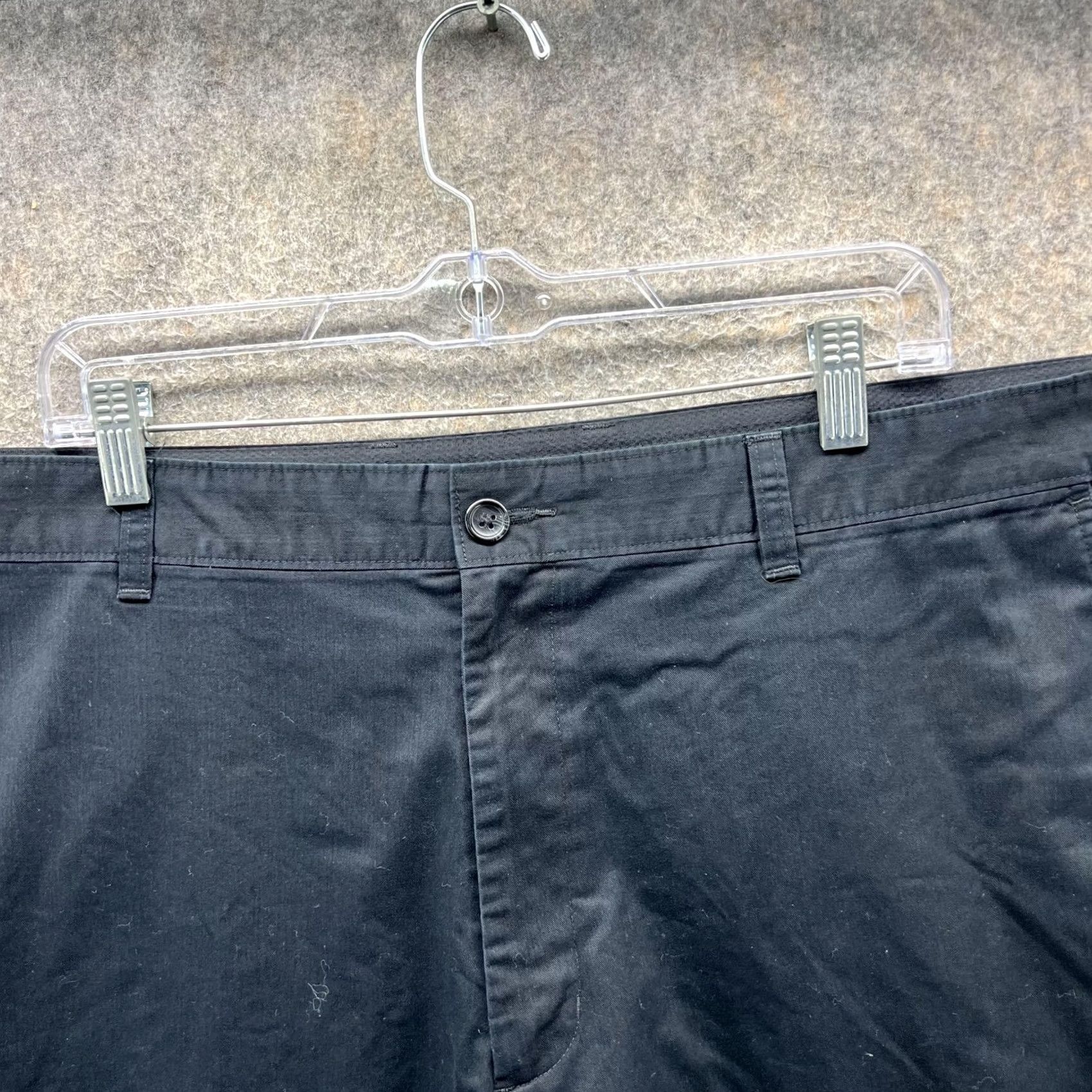 Tasso Elba Greg Norman Tasso Elba Shorts Mens 42 Black Golf Chino Flat Front Casual Cargo Pockets Cotton Polyester Flat Front Size US 42 / EU 58 - 4 Thumbnail