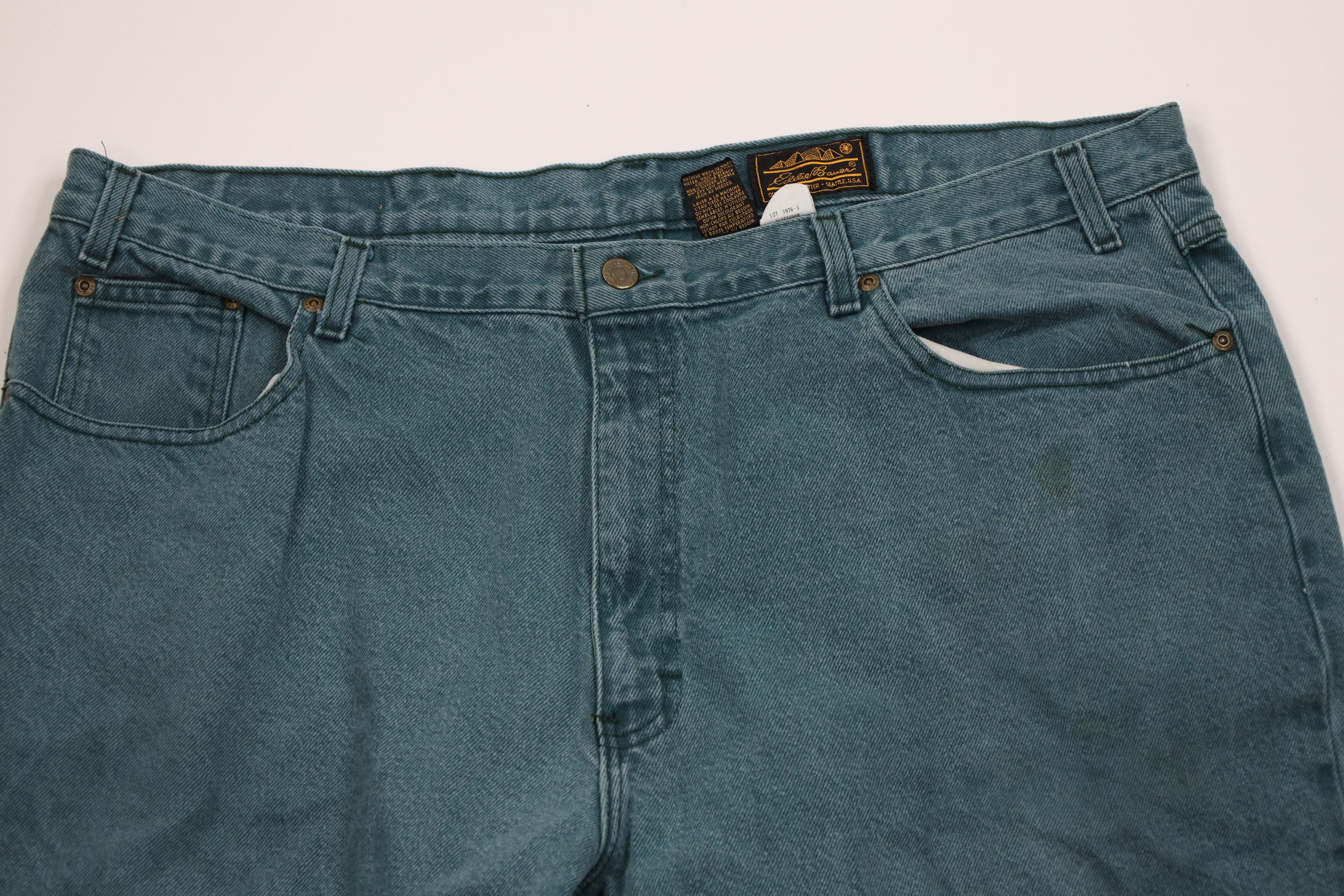 Eddie Bauer Vintage 90s Eddie Bauer Relaxed Fit Wide Leg Denim Jeans Size US 42 / EU 58 - 2 Thumbnail