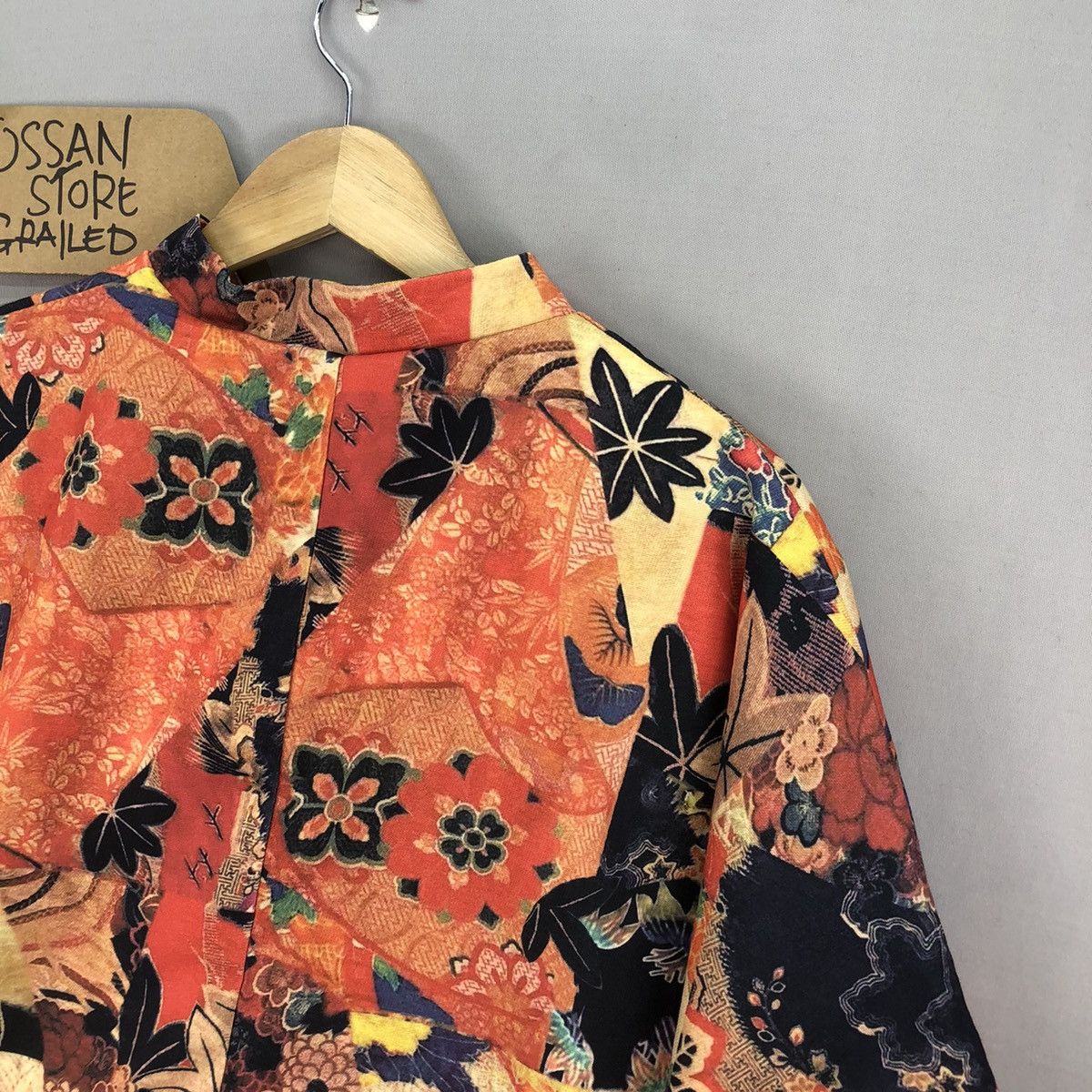 Japanese Brand Japanese Brand Floral Motive Baggy Kimono Size US XXL / EU 58 / 5 - 12 Thumbnail