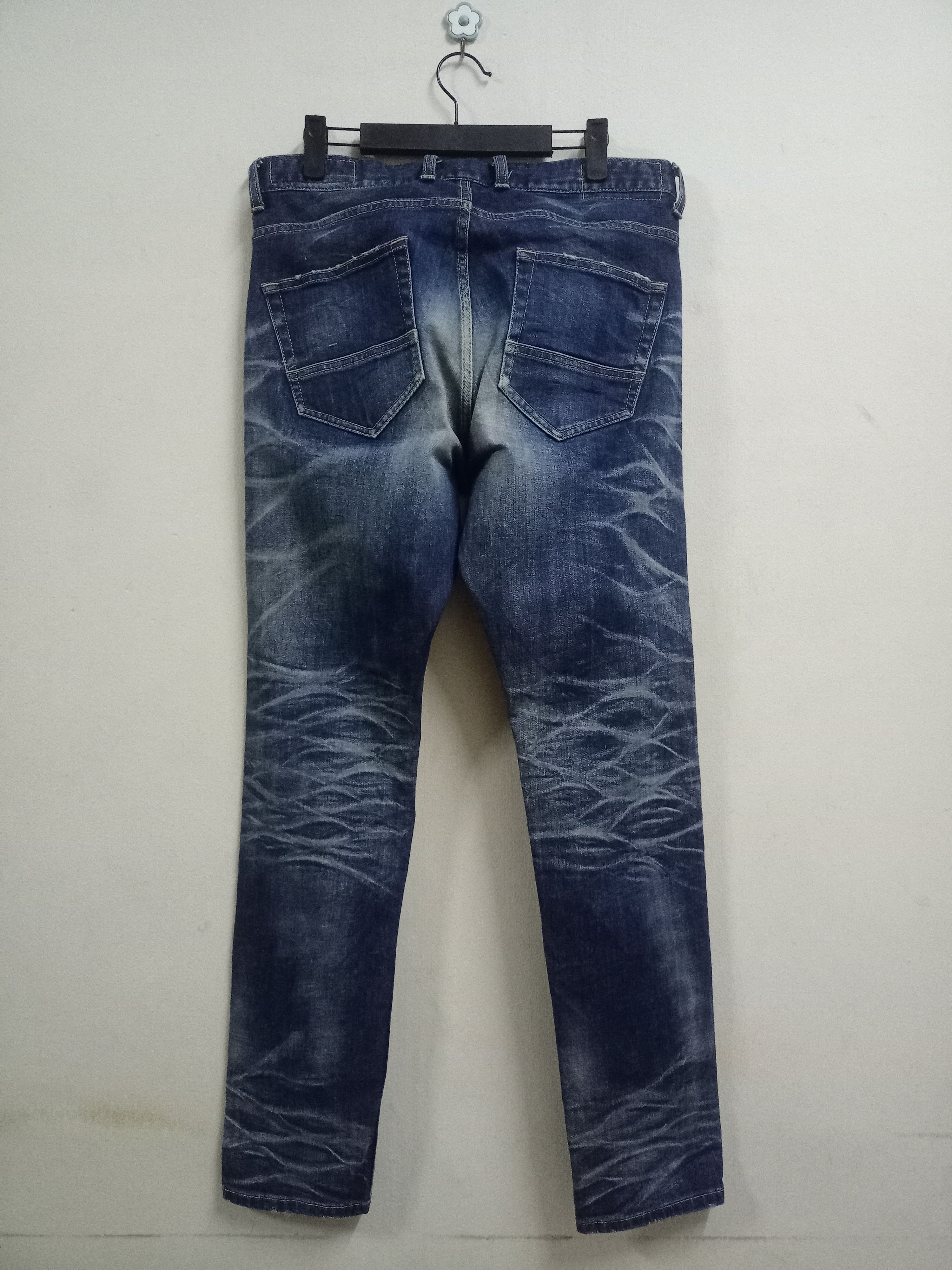 Japanese Brand Vintage Japanese Rattle Trap Acid Wash Distressed Jeans Size US 32 / EU 48 - 2 Thumbnail