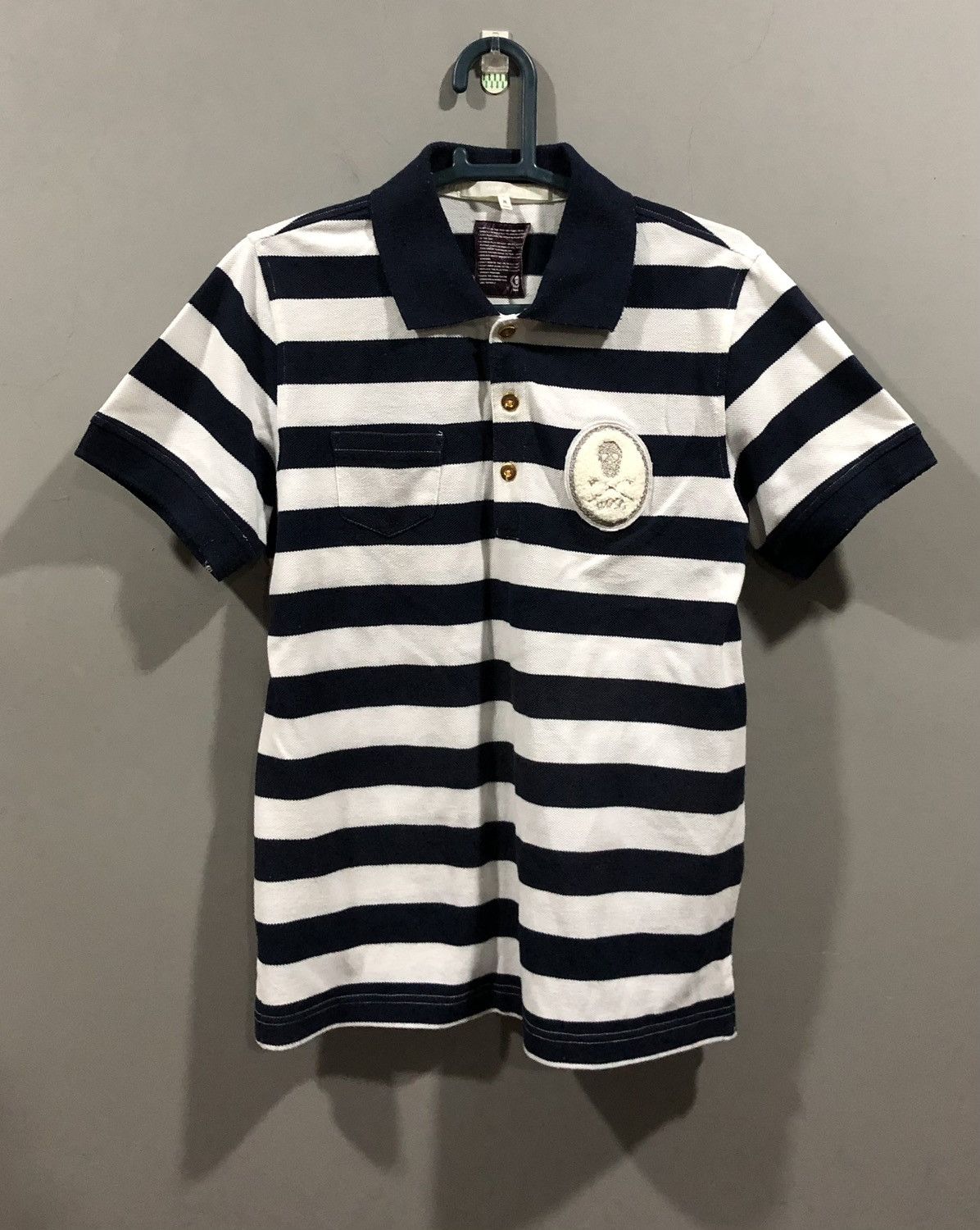 Japanese Brand Mark & Lona Golfer Polo Striped Shirt Size US M / EU 48-50 / 2 - 1 Thumbnail