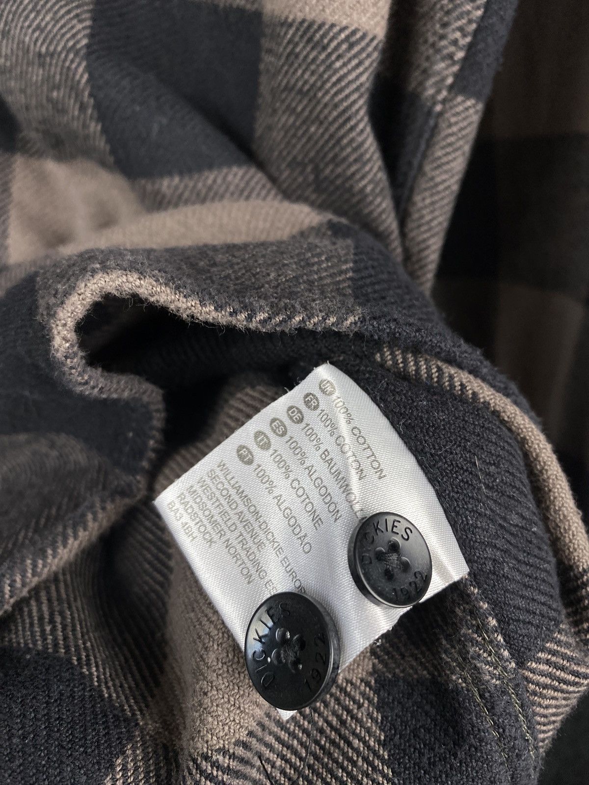 Dickies × Flannel DICKIES Flannel Plaid 2 Pockets Heavy Shirt Size US M / EU 48-50 / 2 - 5 Thumbnail