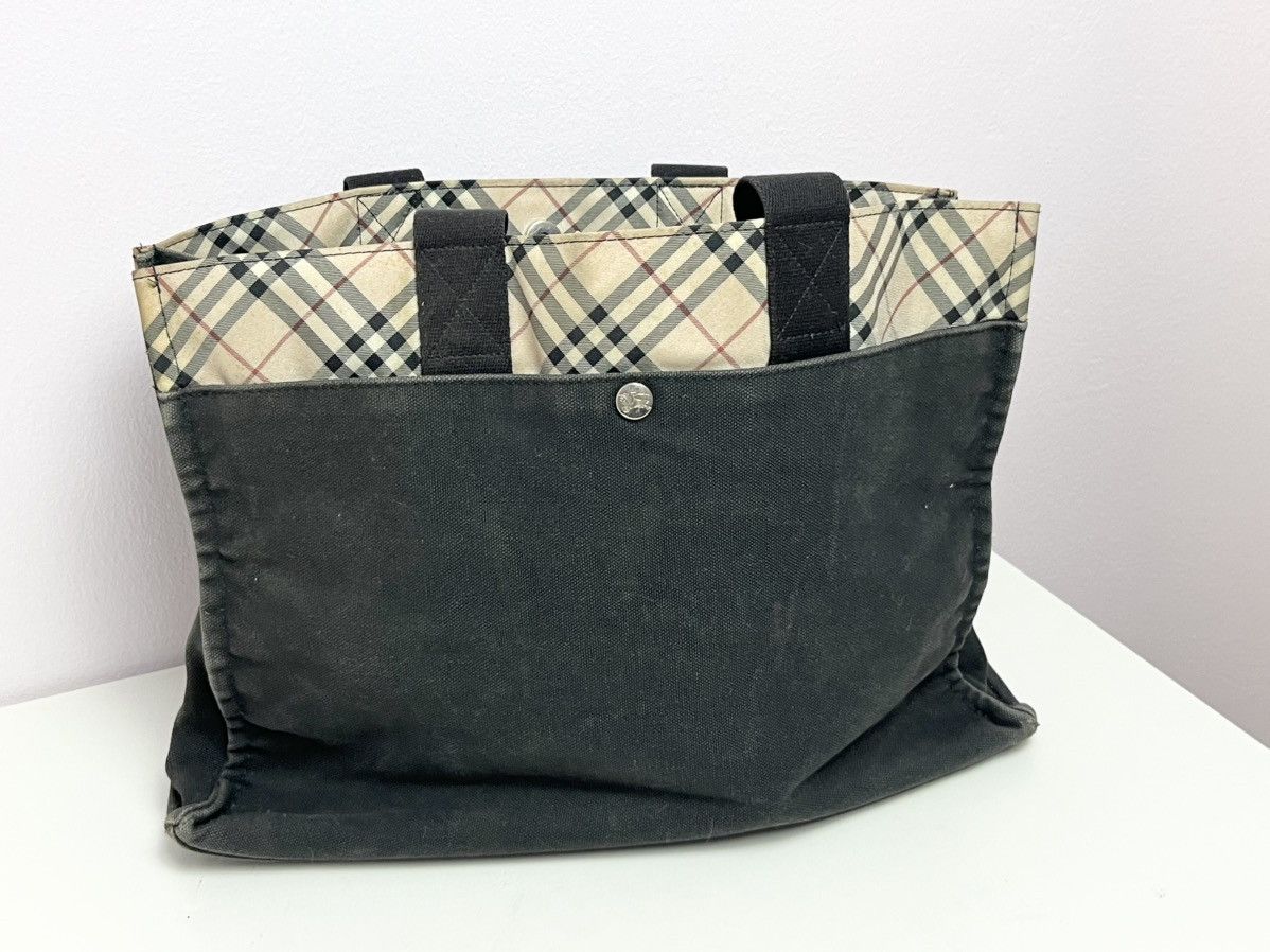 Burberry Burberry London Blue Label Nova Check Camvas Tote Bag Size ONE SIZE - 15 Thumbnail