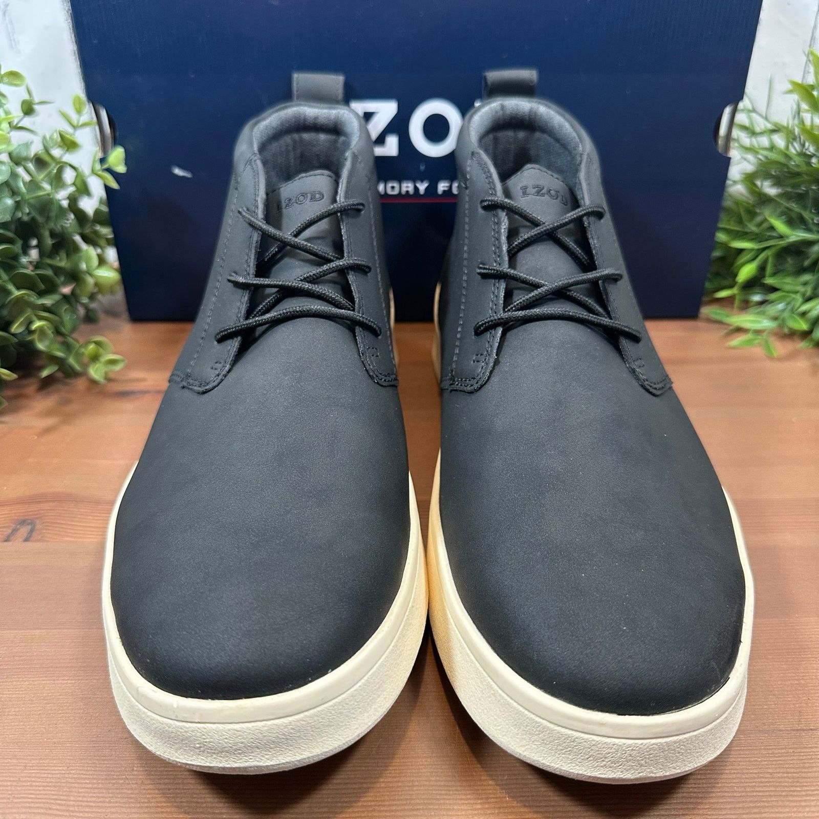 Izod IZOD Men's Palmer Chukka Boots Black Size 8 Size US 8 / EU 41 - 3 Thumbnail