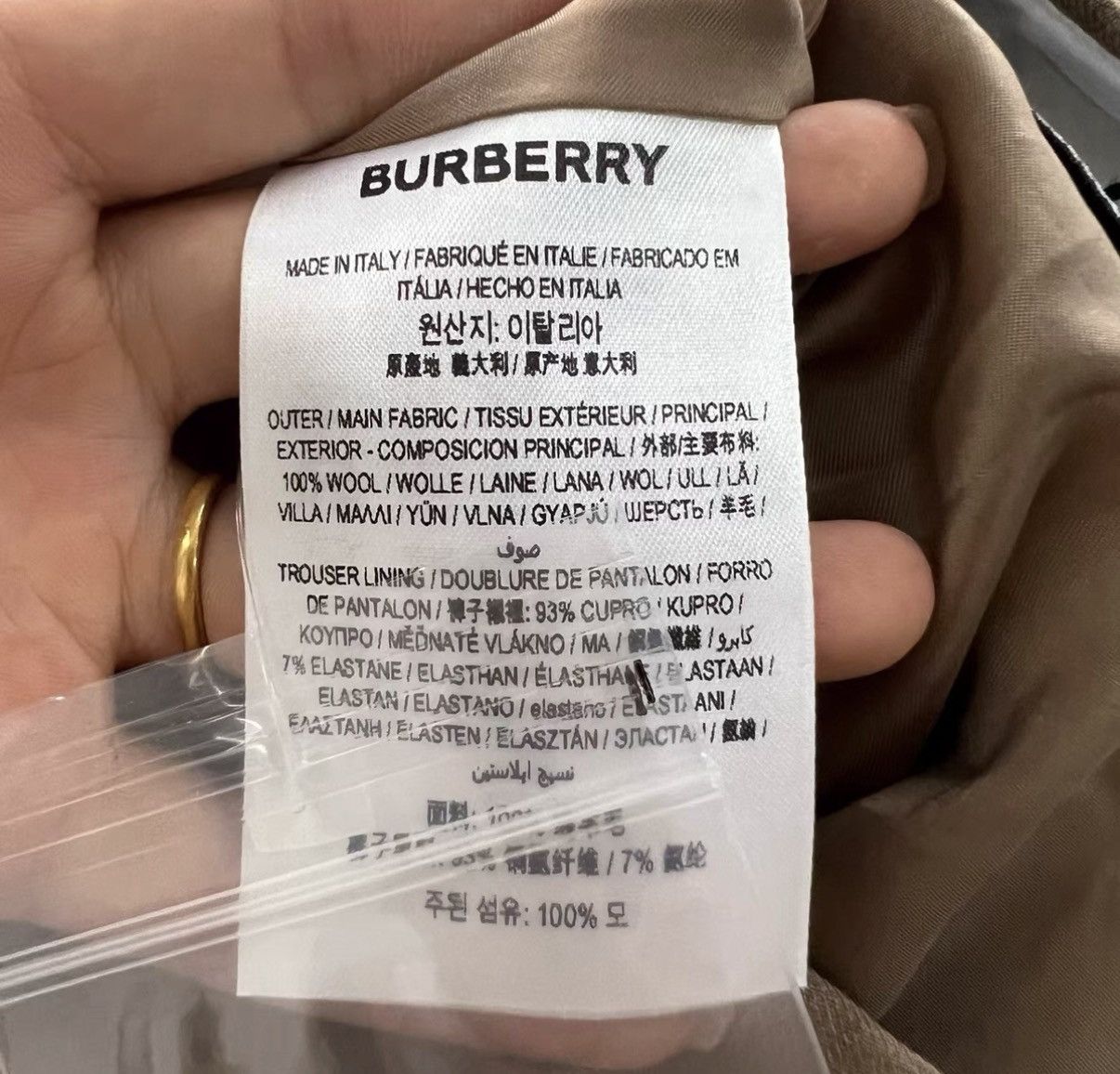 Burberry Burberry Khaki Casual Dress Pants J41 Size 25" / US 0 / IT 36 - 4 Thumbnail