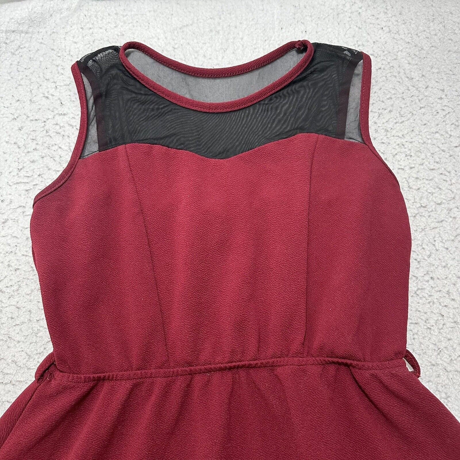 Other Rue21 XL Fit And Flare Maroon Mini Dress Sweetheart Size XL / US 12-14 / IT 48-50 - 2 Thumbnail