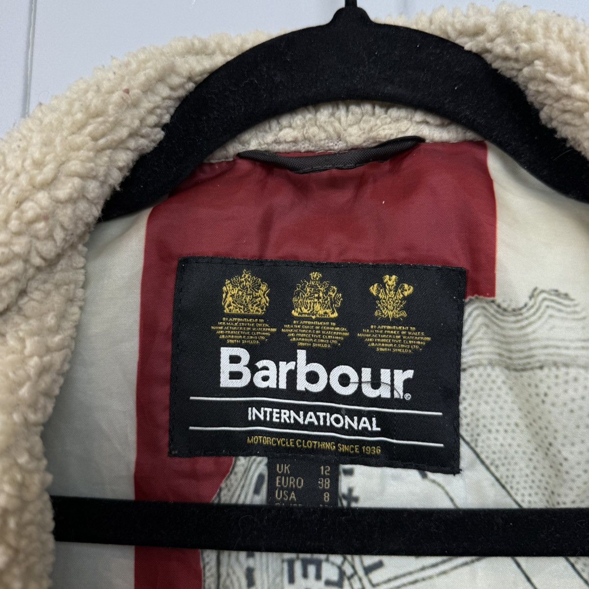 Barbour Vintage Barbour Waxed Quilted Trench Coat Jacket Size XS / US 0-2 / IT 36-38 - 11 Thumbnail