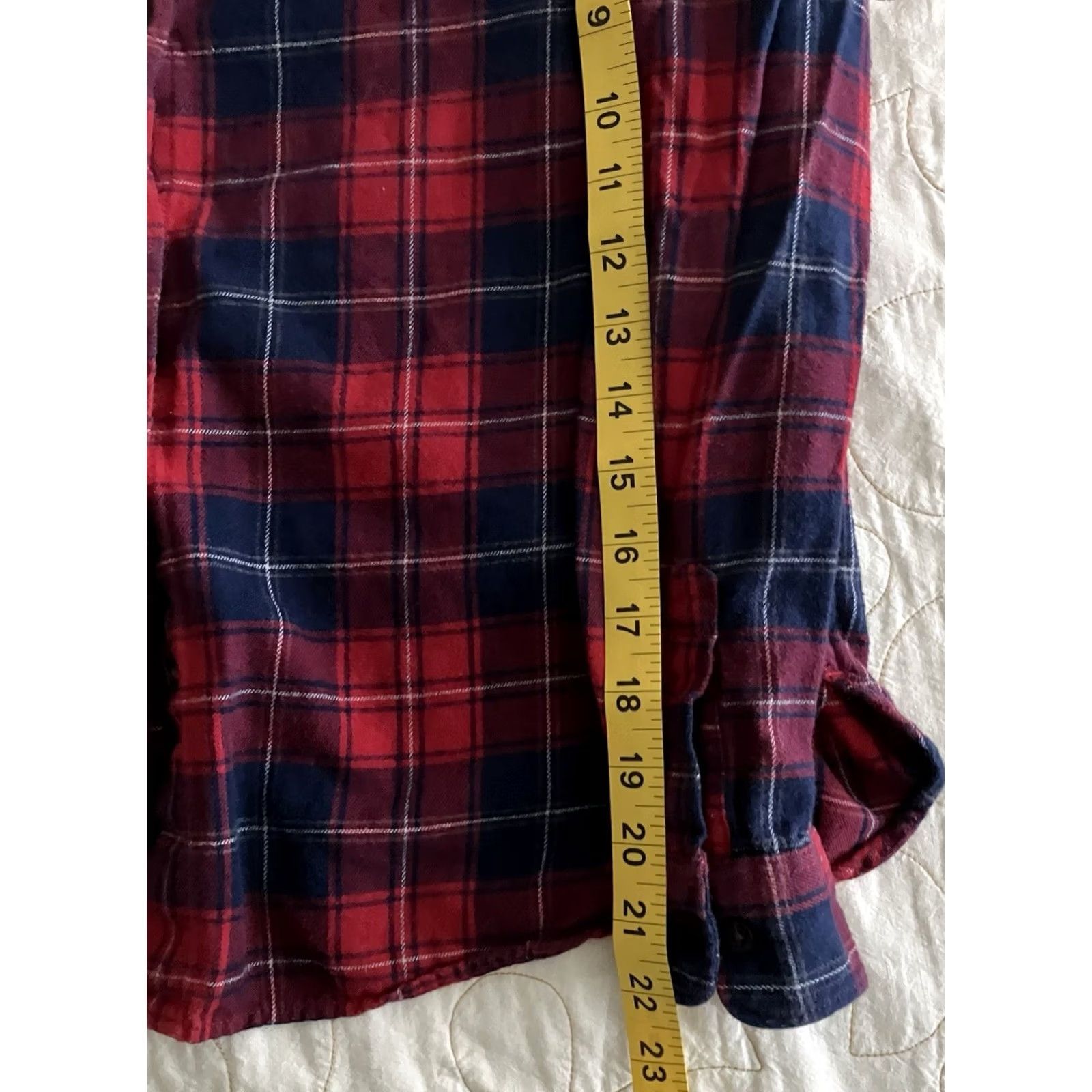 Uniqlo Uniqlo Button-Up Shirt Women S Multicolor Plaid Flannel Long Sleeve Pocketed Size S / US 4 / IT 40 - 6 Thumbnail