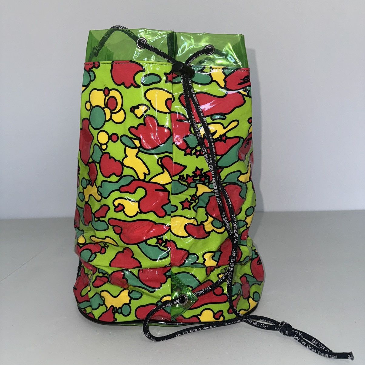 Bape × Vintage Star Camo Vinyl Beach Tote Bag Size ONE SIZE - 2 Thumbnail