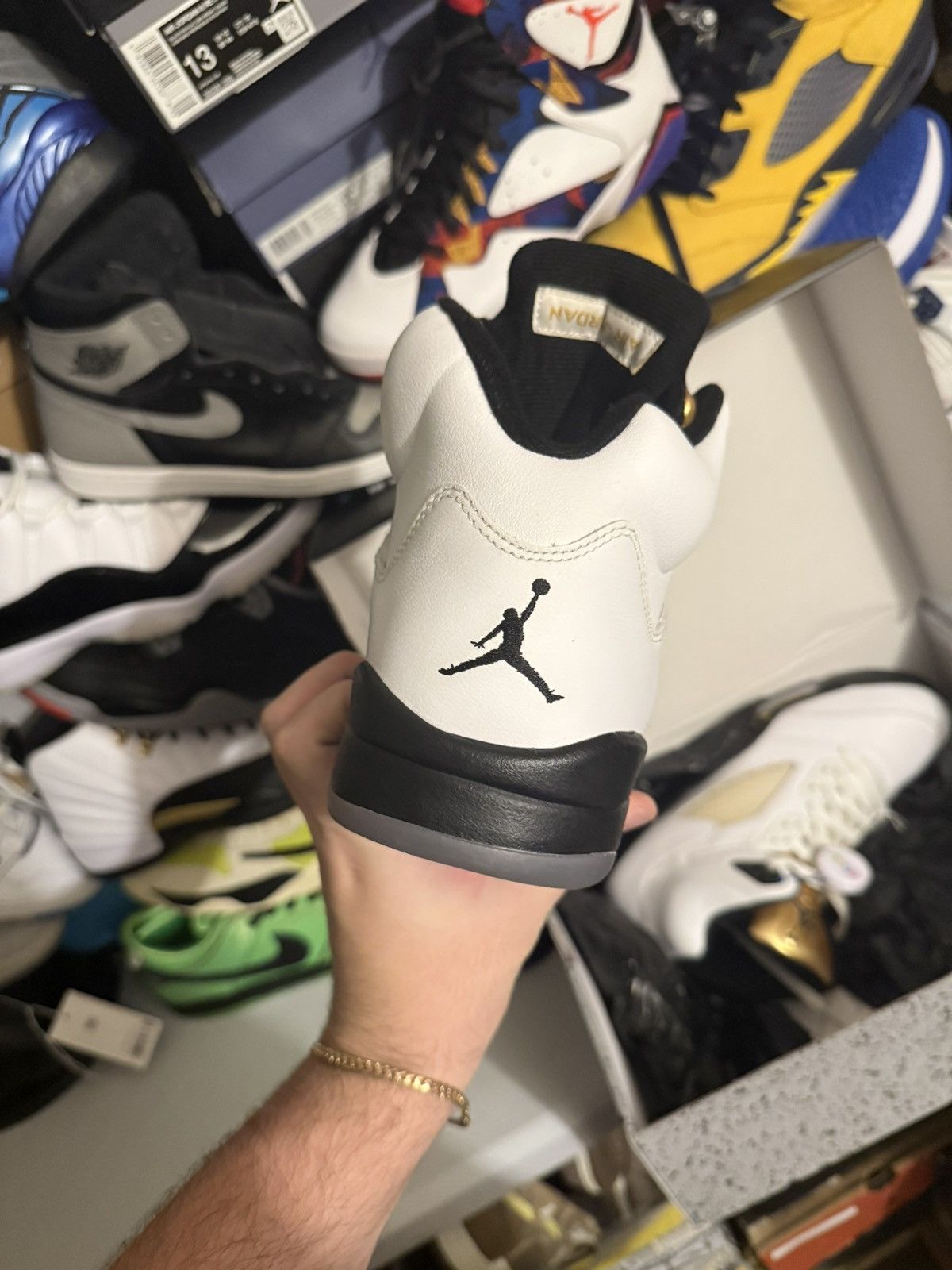 Jordan Brand Jordan retro 5 olympic size 11 Size US 11 / EU 44 - 4 Thumbnail