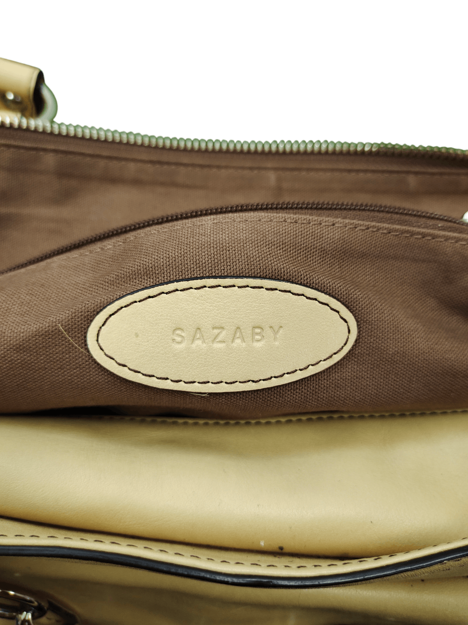 Leather Vintage Sazaby Japan Patina Leather Tote Bag Size ONE SIZE - 14 Thumbnail