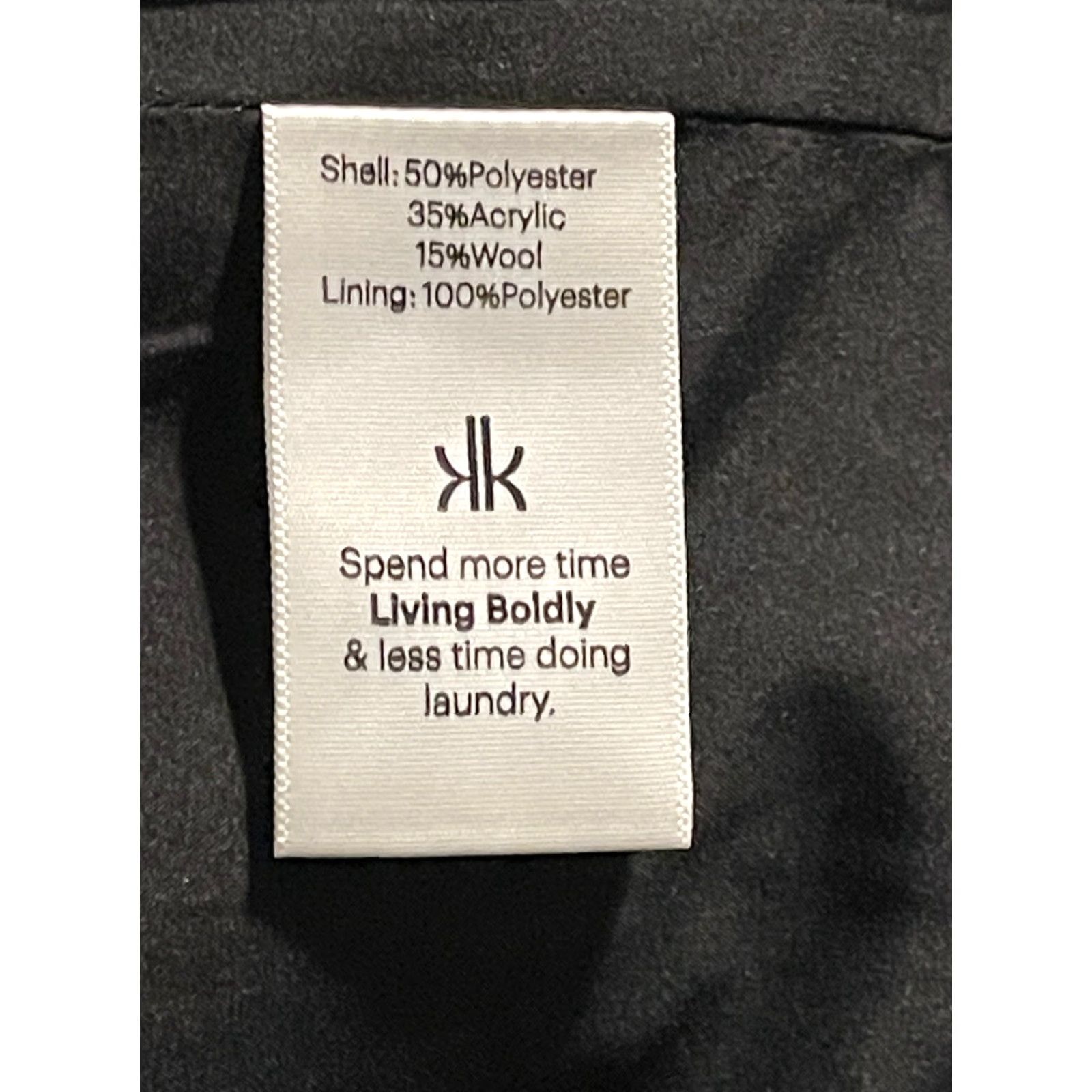 Krimson Klover Eira Jacket Women's M Black Basic Jacket Collared 90s?