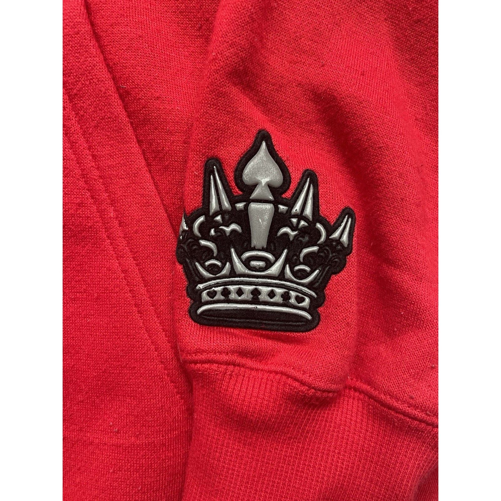 JNCO Vtg JNCO Jeans Red Crown Hoodie Large Y2K 90s Skater Streetw Size US L / EU 52-54 / 3 - 4 Thumbnail
