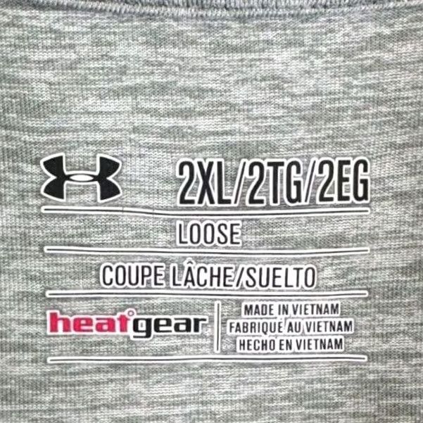 Under Armour VINTAGE Under Armour Polo Shirt Mens 2XL Gray HeatGear Golf Rugby Loose Fit Stretch EUC Size US XXL / EU 58 / 5 - 3 Thumbnail