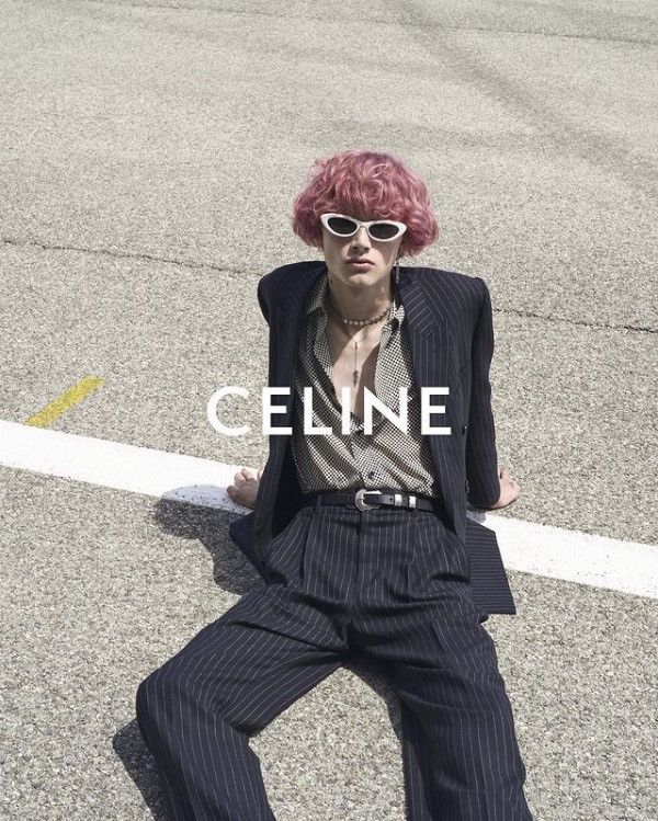 Celine CELINE BY HEDI SLIMANE 21SS RUNWAY BLAZER AND PANTS SUITS Size 44R - 5 Thumbnail