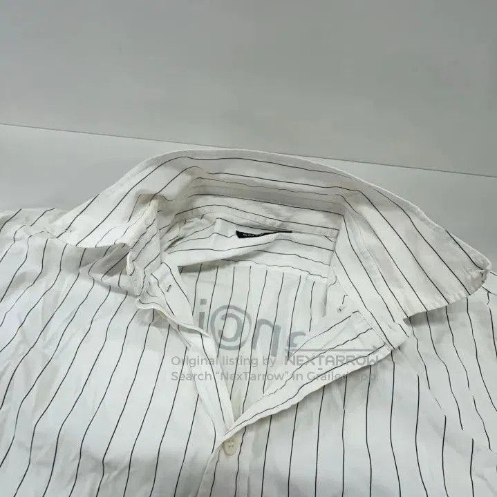 Balenciaga Balenciaga Striped Logo Short Sleeve Shirt. Size US S / EU 44-46 / 1 - 1 Thumbnail