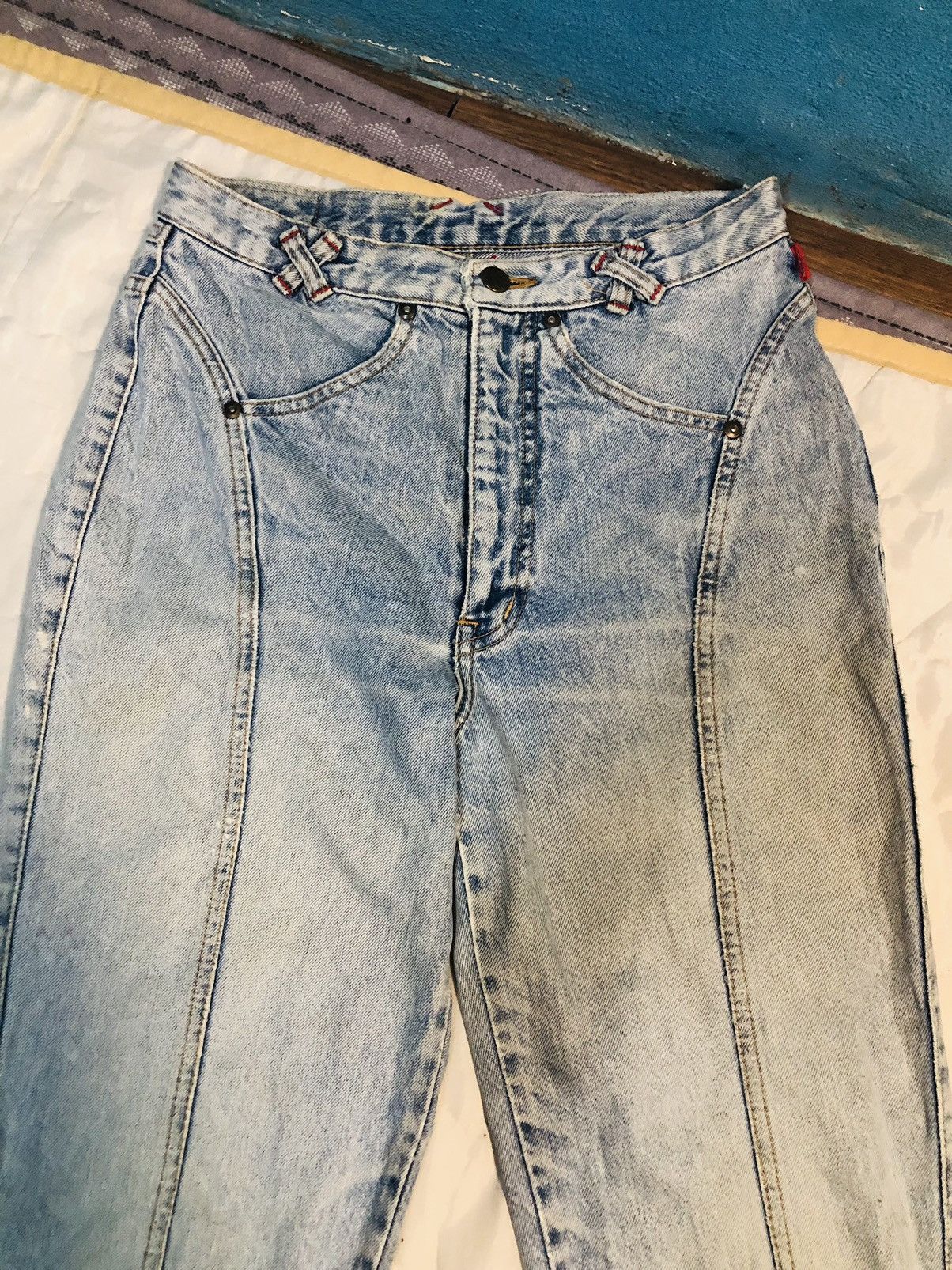 Japanese Brand Open 203-CX Original Jeans (10) Size US 27 - 3 Thumbnail