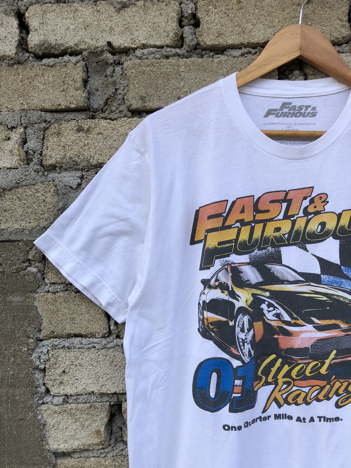 Fashion Victim × Vintage Fast & Furios Street Racing Promo Tee Size US L / EU 52-54 / 3 - 7 Thumbnail