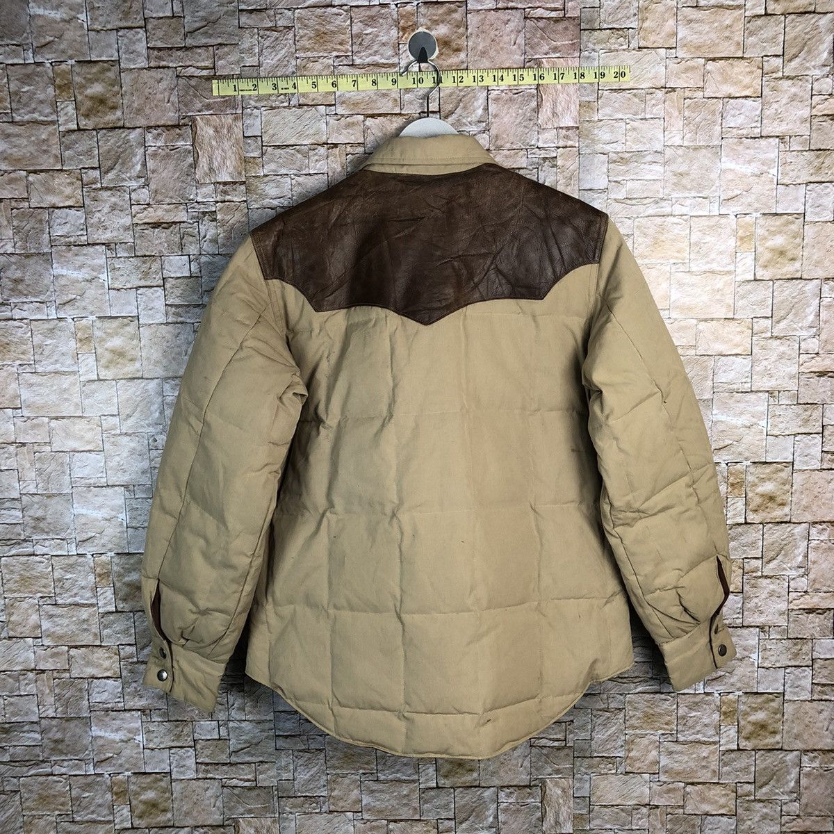 Sugar Cane DL Sugar Cane Quilt Hybrid Western Down Jacket Shirt #A284 Size US M / EU 48-50 / 2 - 11 Thumbnail