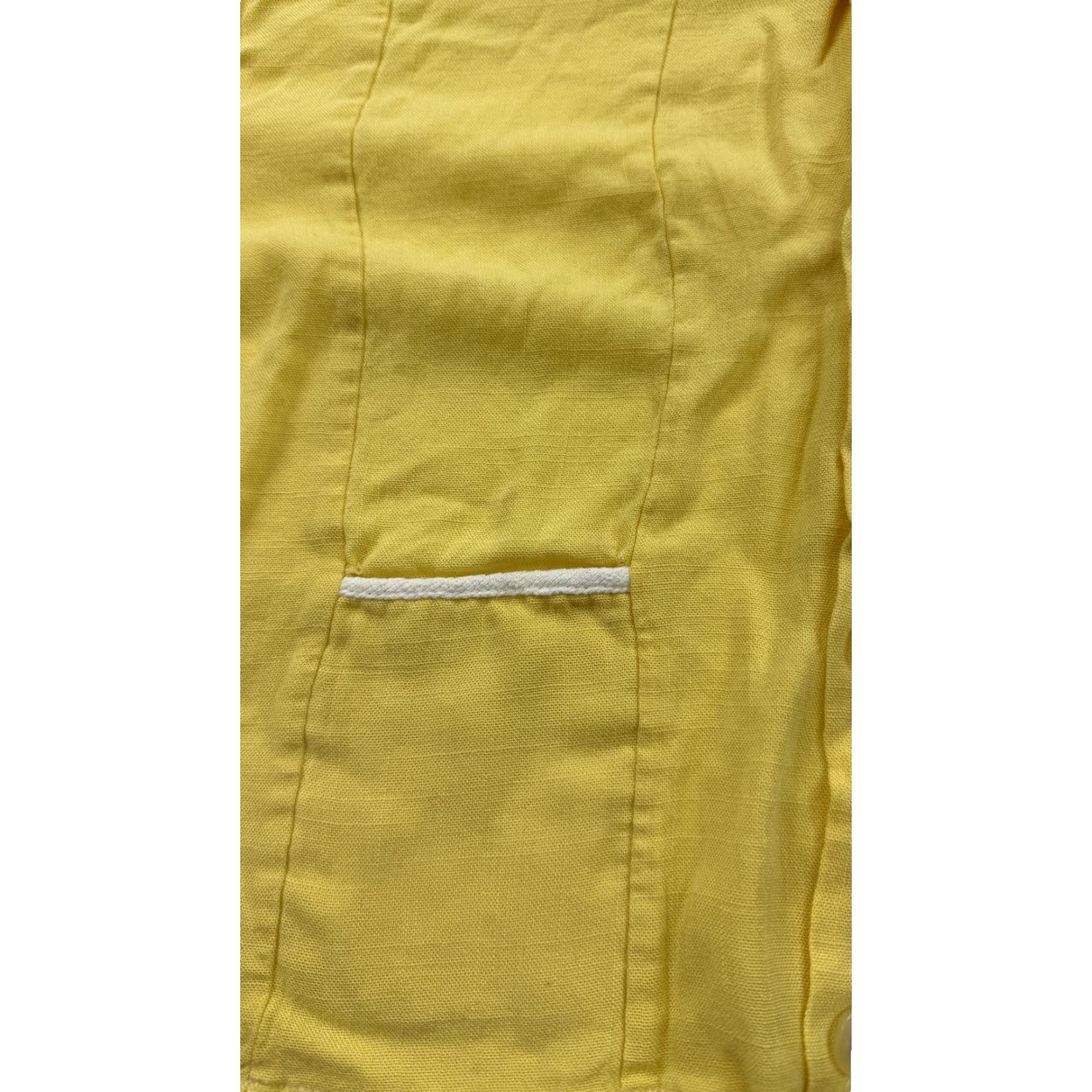Vintage VINTAGE Penney's Casuals Shirt Womens Medium Yellow White Camp 50s Size M / US 6-8 / IT 42-44 - 5 Thumbnail