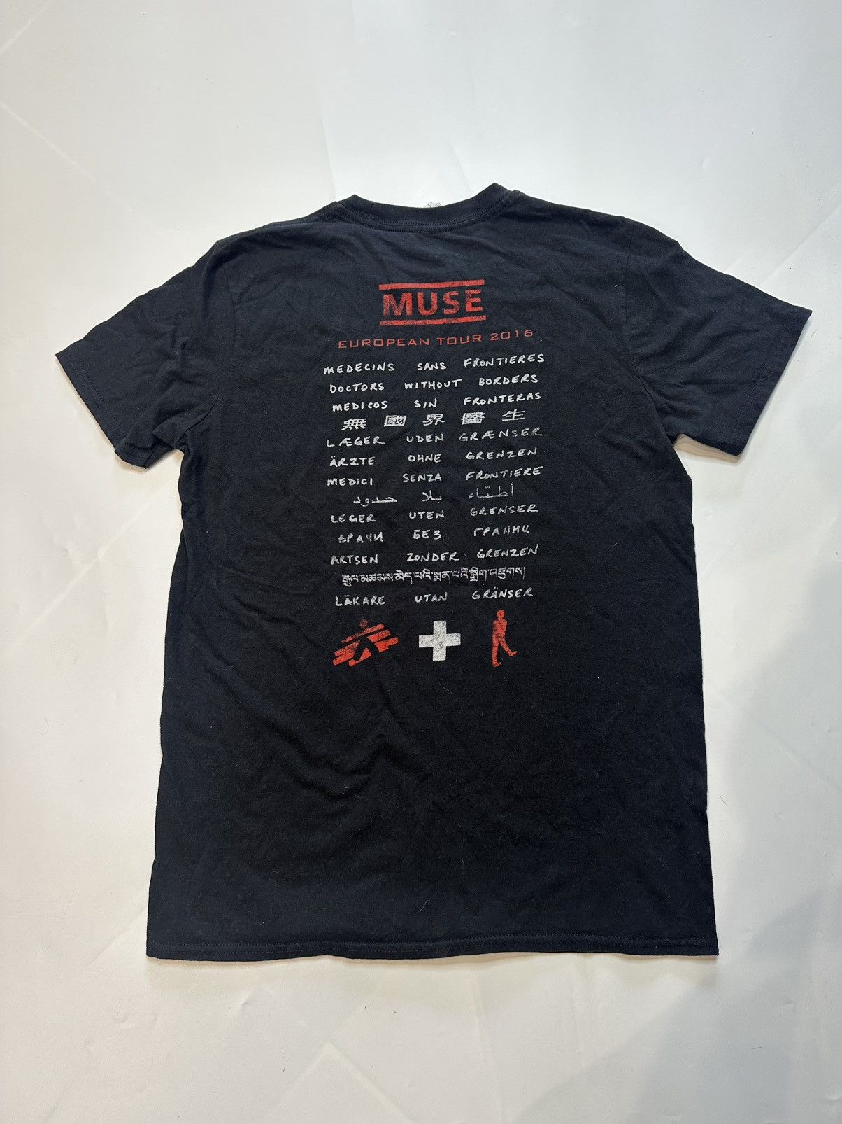 Gildan Muse Shirt MSF Medecins Sans Frontieres European Tour 2016 Size US M / EU 48-50 / 2 - 4 Thumbnail
