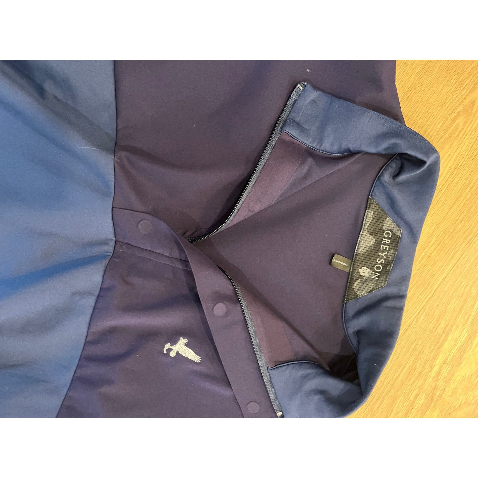 Grenson Greyson Vest Mens XL Blue Half Zip Golf Tech Performance Size US XL / EU 56 / 4 - 2 Thumbnail