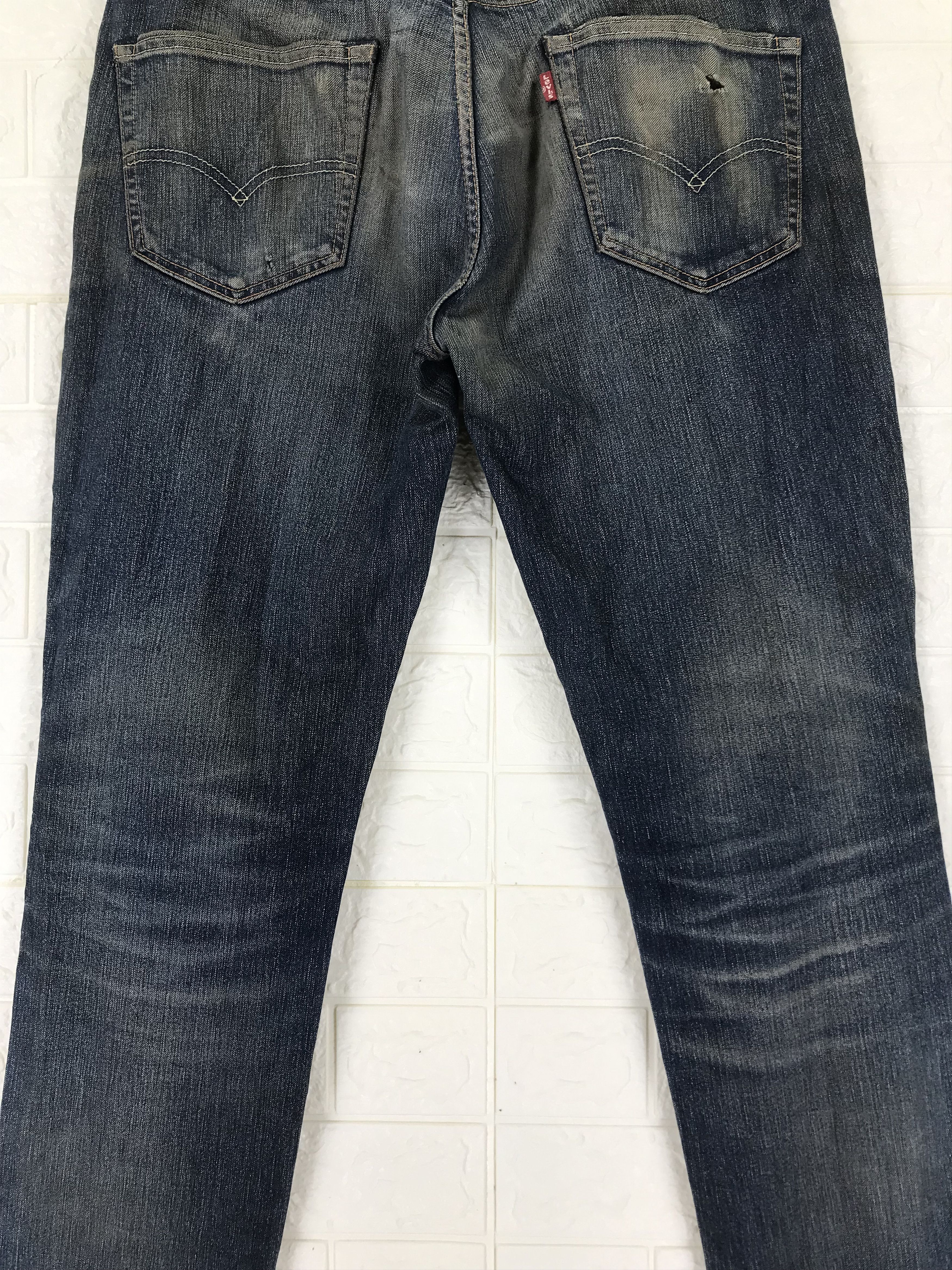 Levi's Vintage Levi's 511 Slim Cut Jeans Distressed Denim Size US 34 / EU 50 - 7 Thumbnail
