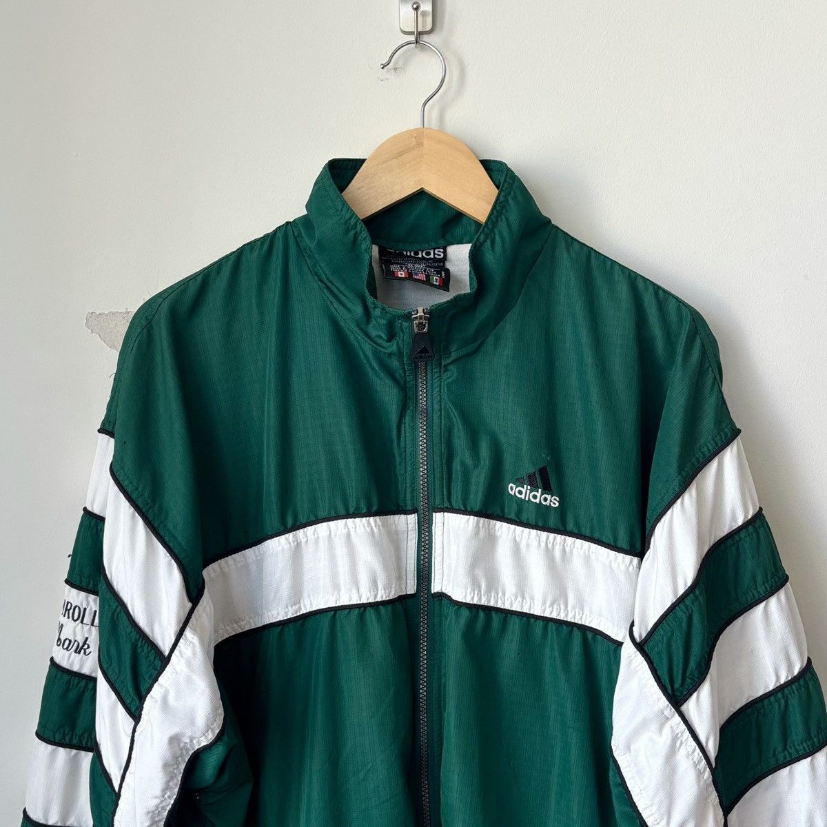 Adidas Vintage 90s Tracksuit Set Windbreaker Jacket Pants Pair Size US L / EU 52-54 / 3 - 3 Thumbnail
