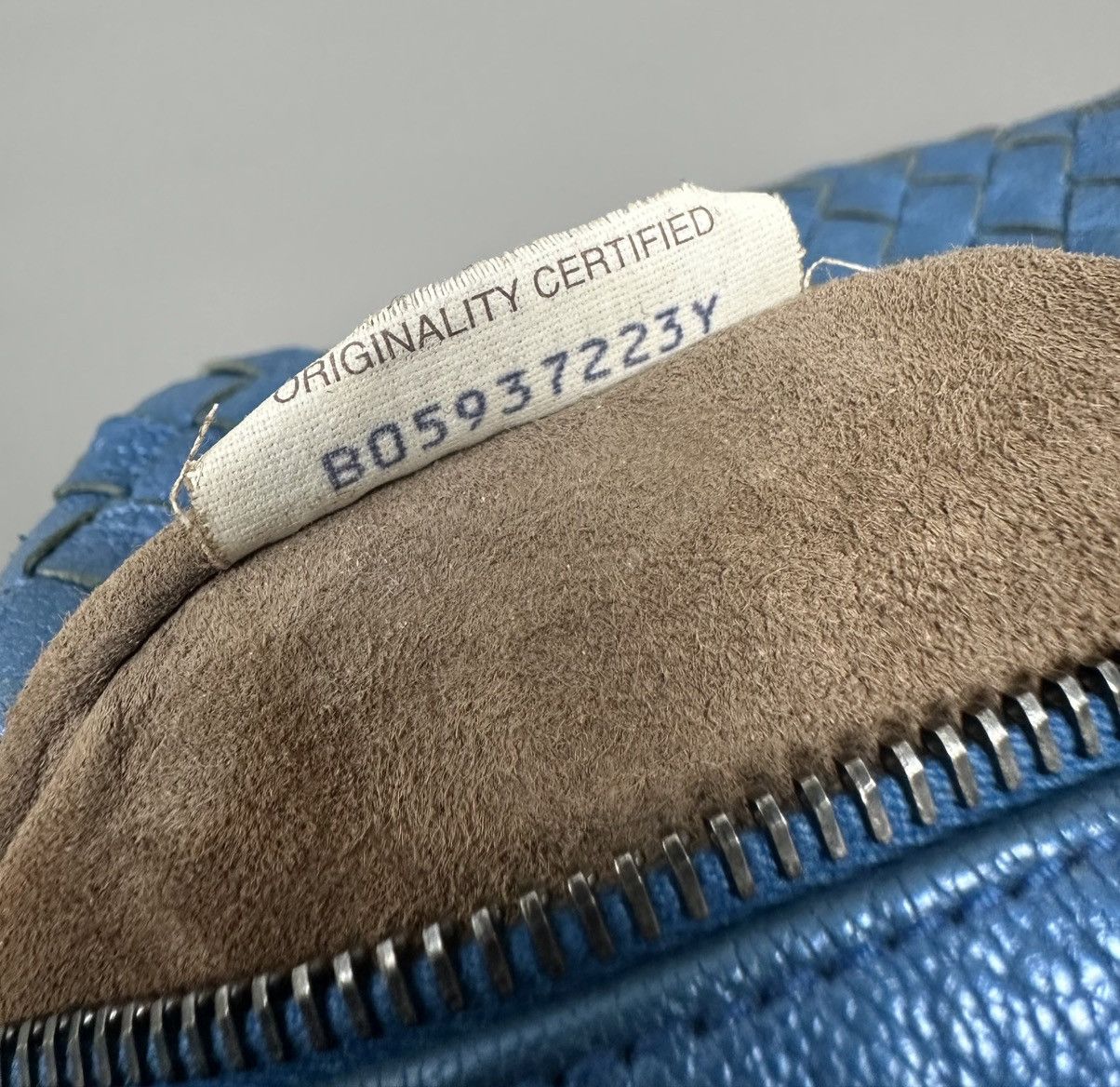 Bottega Veneta Bottega Veneta - Zip Hobo Intrecciato Nappa - Metallic Blue Size ONE SIZE - 19 Thumbnail