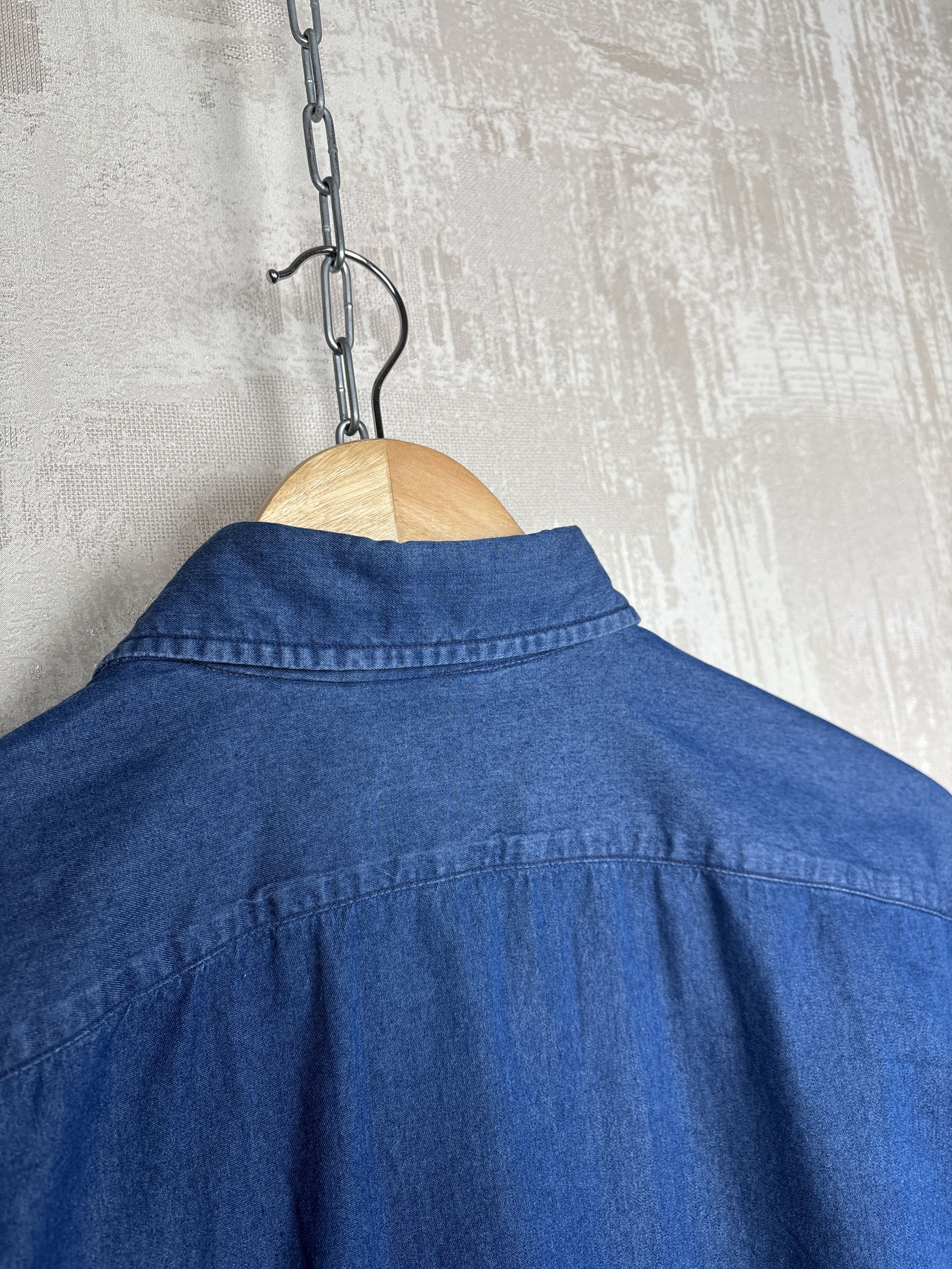 Eton Eton Contemporary Denim Dress Shirt Button Up Size US M / EU 48-50 / 2 - 19 Thumbnail