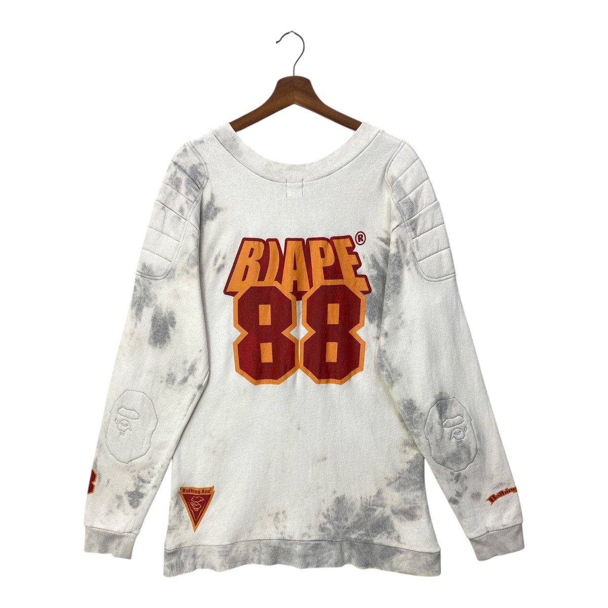 Bape × Vintage Vintage Bathing Ape 88 Sweatshirt Jumper Crewneck Size Large Size US L / EU 52-54 / 3 - 5 Thumbnail