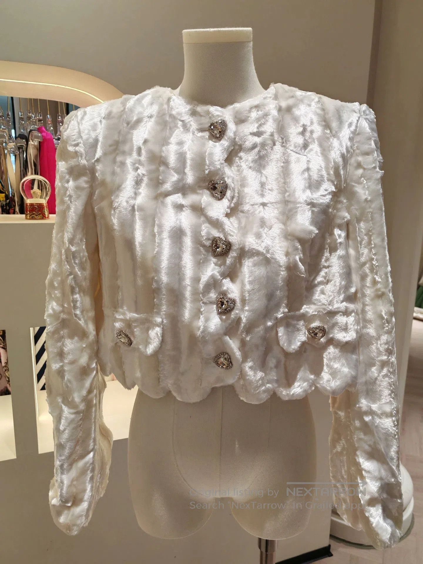 Other Diana Vevina White Velvet Set. Size 31" - 4 Thumbnail