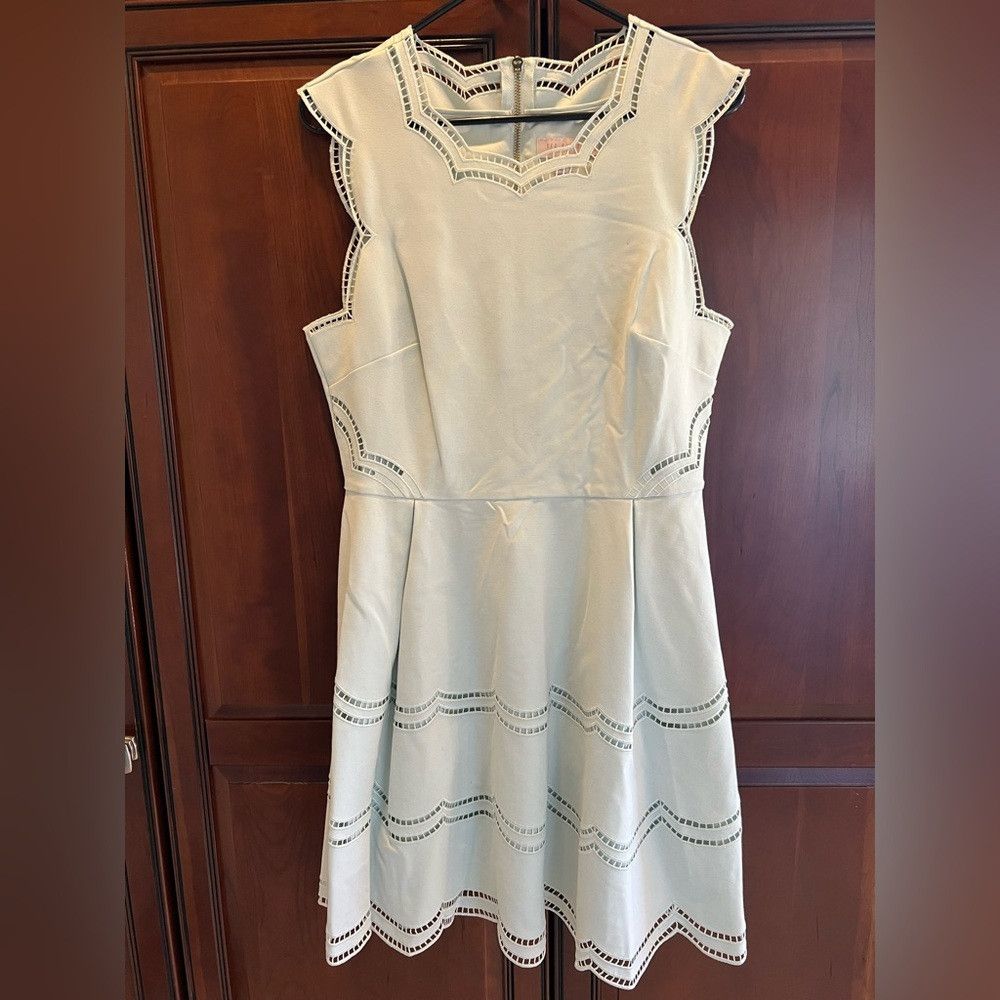 Ted Baker Ted Baker Cammey Scalloped Skater Dress w/Pockets - 4 Size S / US 4 / IT 40 - 1 Thumbnail