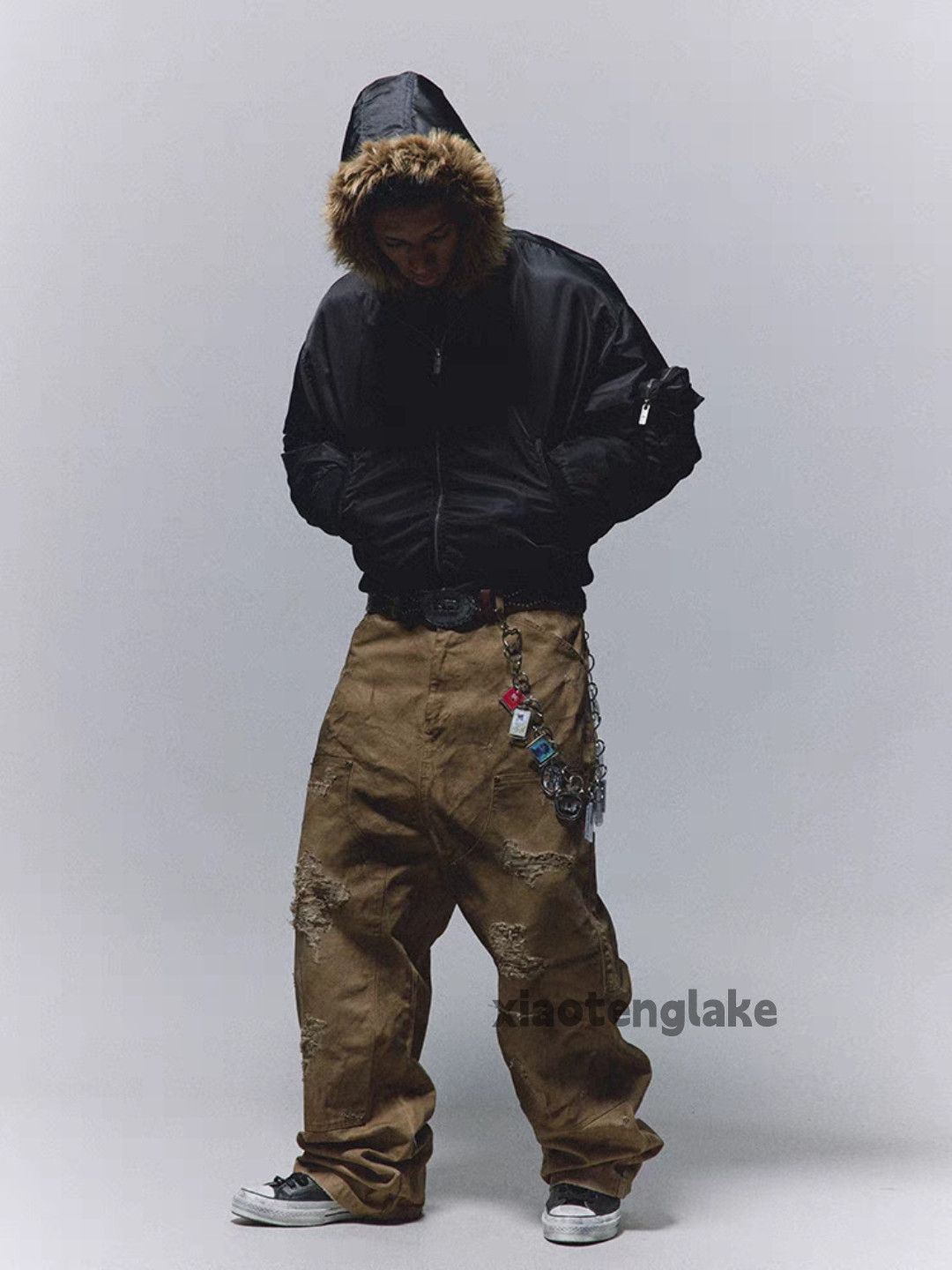 Designer × Japanese Brand × Vintage Utility stain paint punk grunge carpenter work pants Size US 34 / EU 50 - 2 Thumbnail