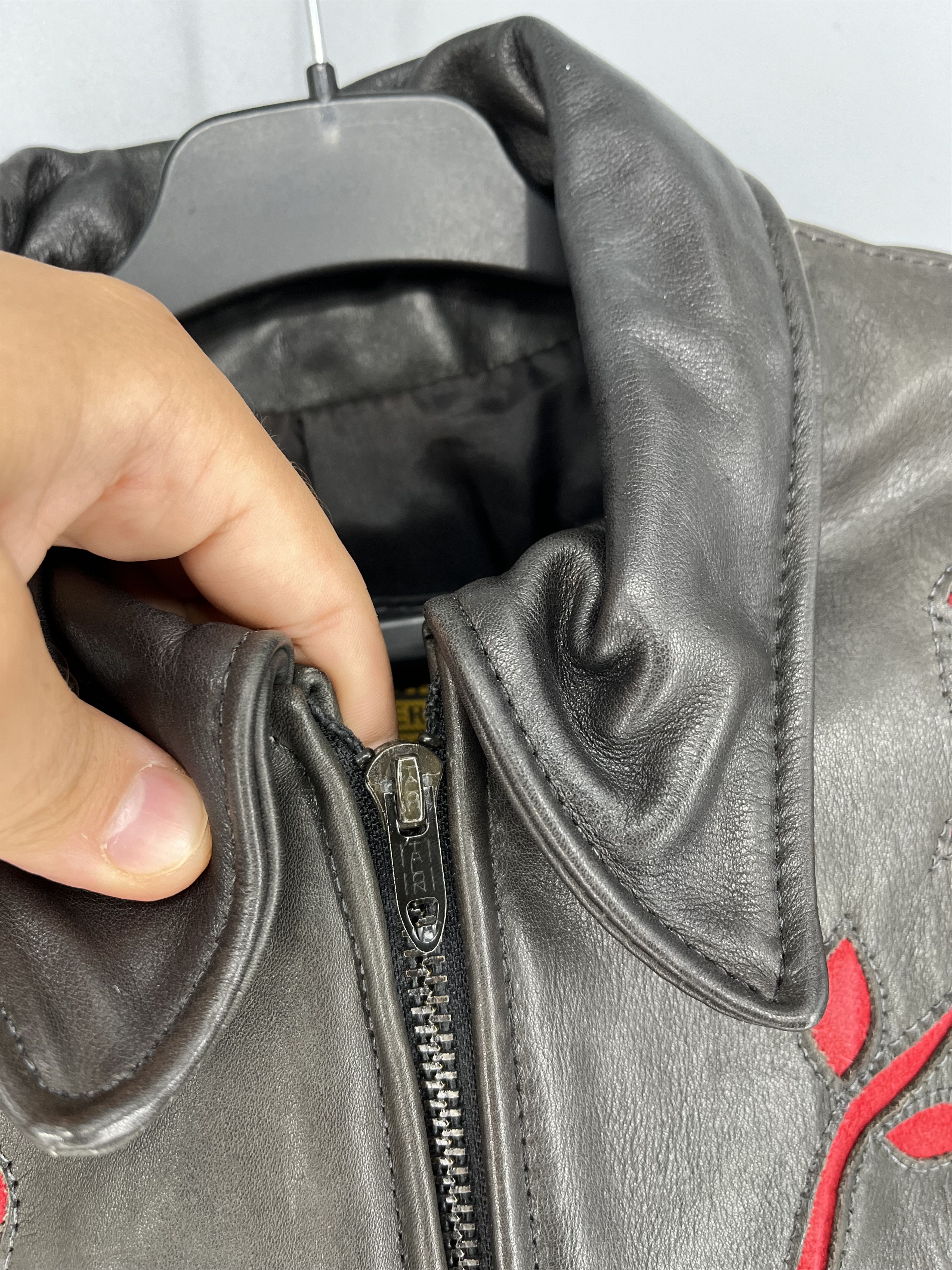 Vintage Vintage 90s Black Protech Leather Apparel Motortcycle Biker Size XL / US 12-14 / IT 48-50 - 7 Thumbnail