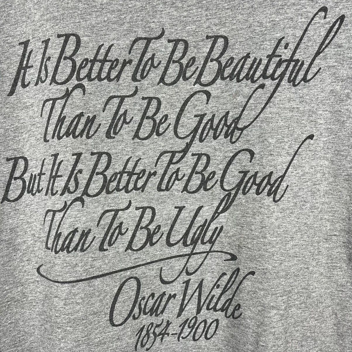 Dolce & Gabbana Designer Dolce Gabbana Oscar Wilde slogan big logo T Shirt Size US M / EU 48-50 / 2 - 4 Thumbnail