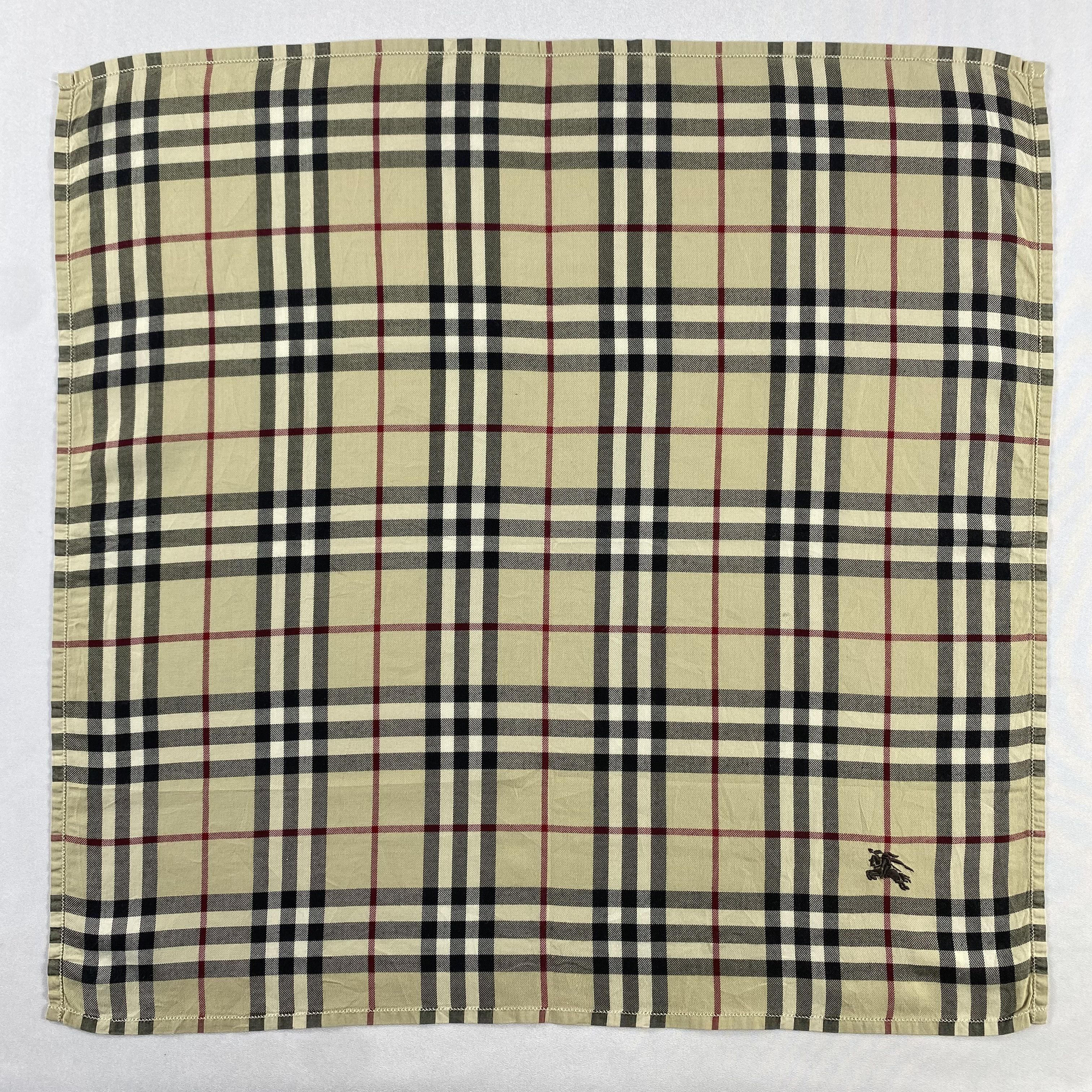 Burberry × Vintage Burberry Handkerchief / Neckerchief / Bandana-P1927 Size ONE SIZE - 1 Thumbnail