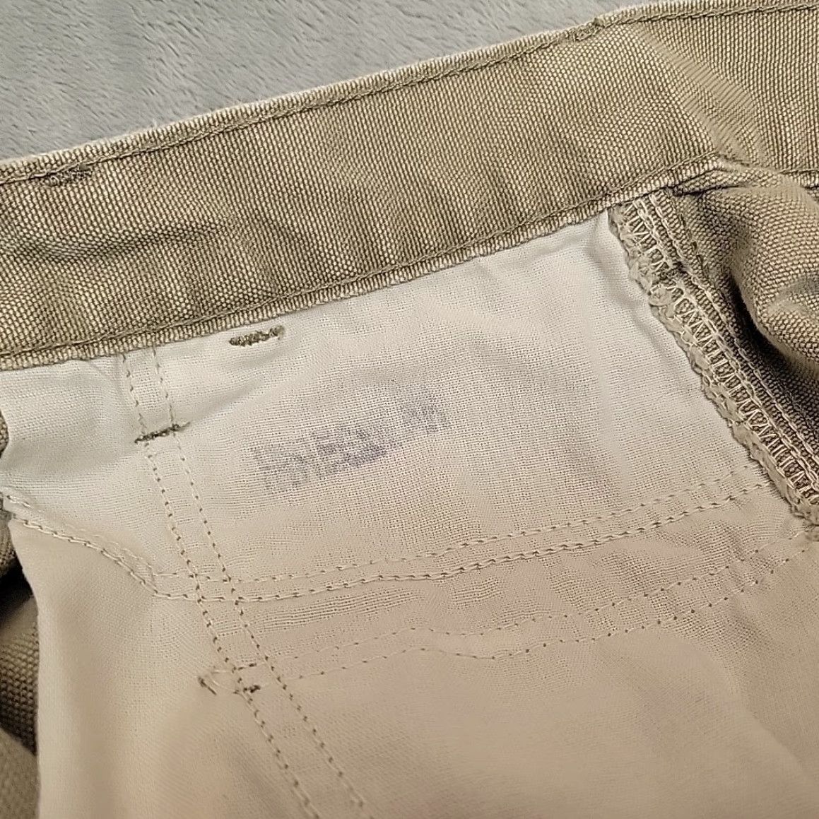 Carhartt VTG Carhartt Pants Mens 40x30 Khaki Dungaree Canvas Carpenter Faded B11 DES Size US 40 / EU 56 - 7 Thumbnail