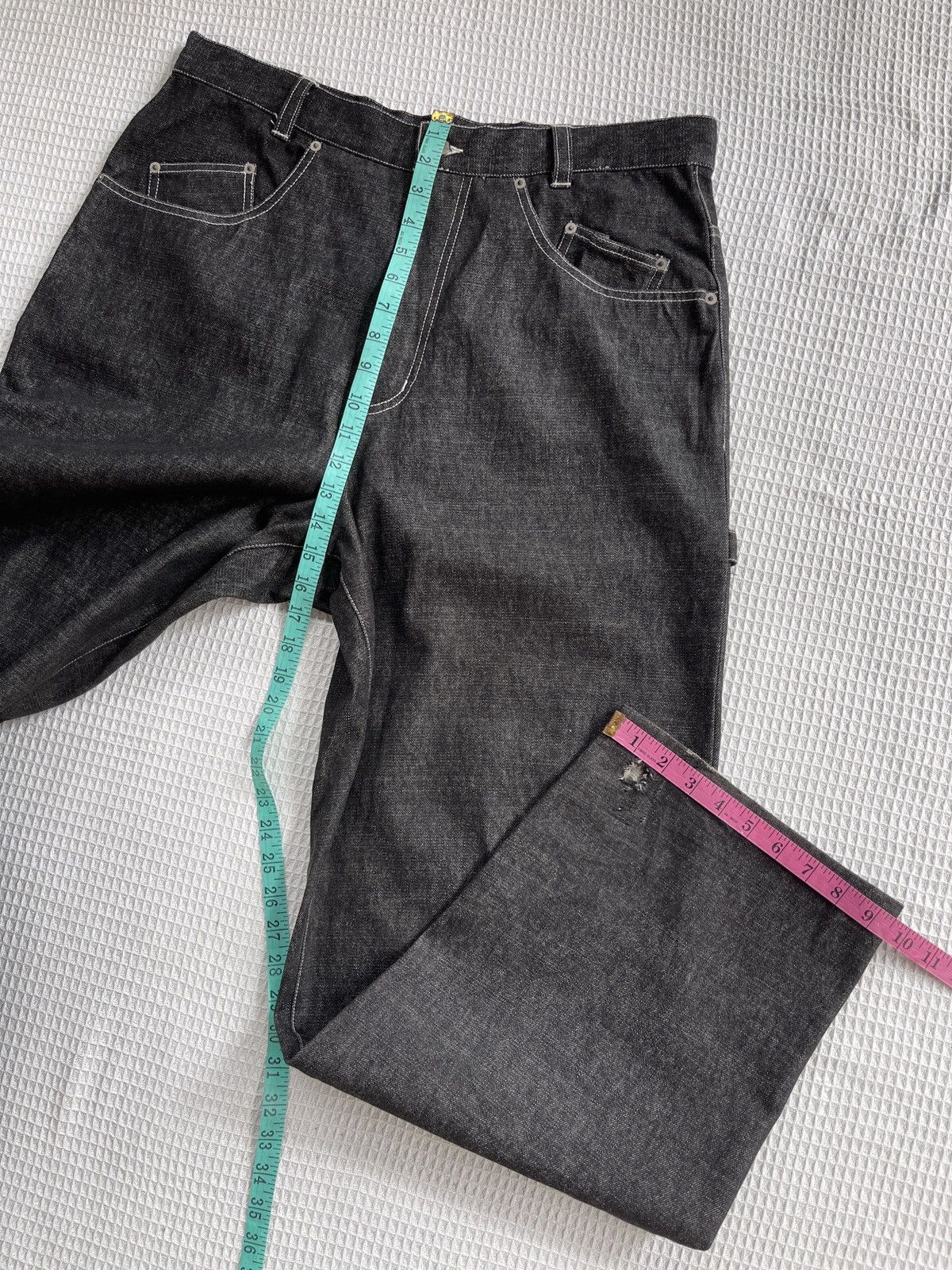 Thrasher × Vintage LastDrop🔥Very Rare🔥THRASHER MAGAZINE Skateboards Baggy Jeans Size US 36 / EU 52 - 18 Thumbnail